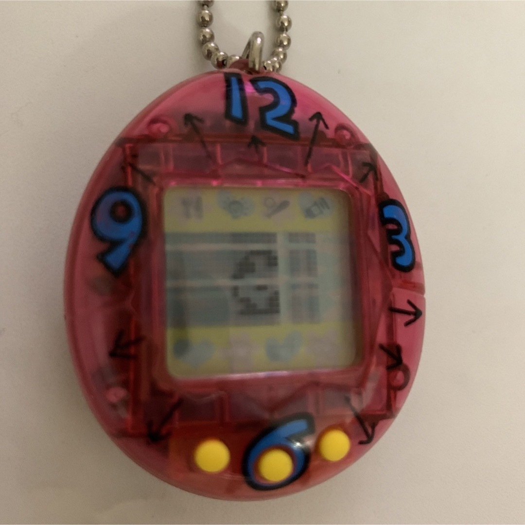 BANDAI - ジャンク品 初代 たまごっち スケルトン ピンクの通販 by