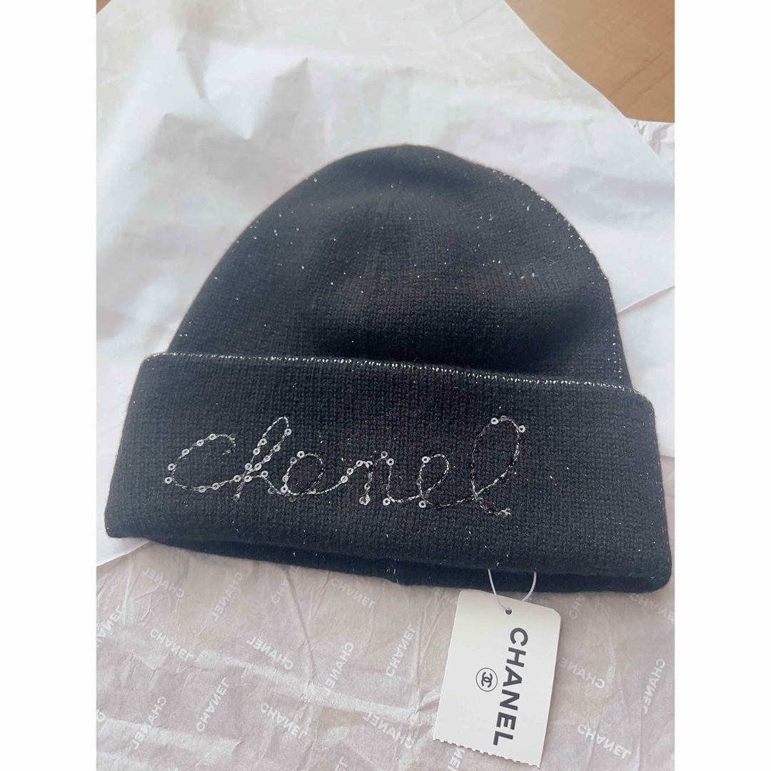 CHANEL - シャネル ニット帽 帽子の通販 by myo's shop｜シャネルなら