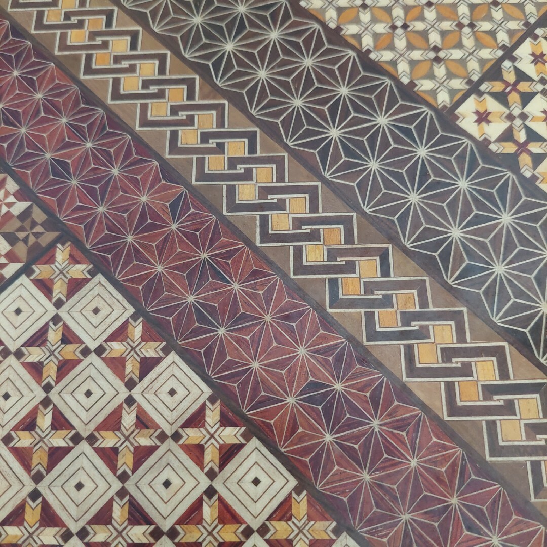 お盆【箱根寄木細工 新品未使用】の通販 by smy's shop｜ラクマ