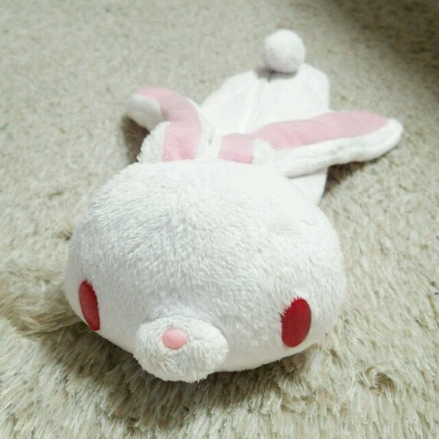 汎用うさぎ ペンポーチ筆入れぬいぐるみの通販 by k.07｜ラクマ