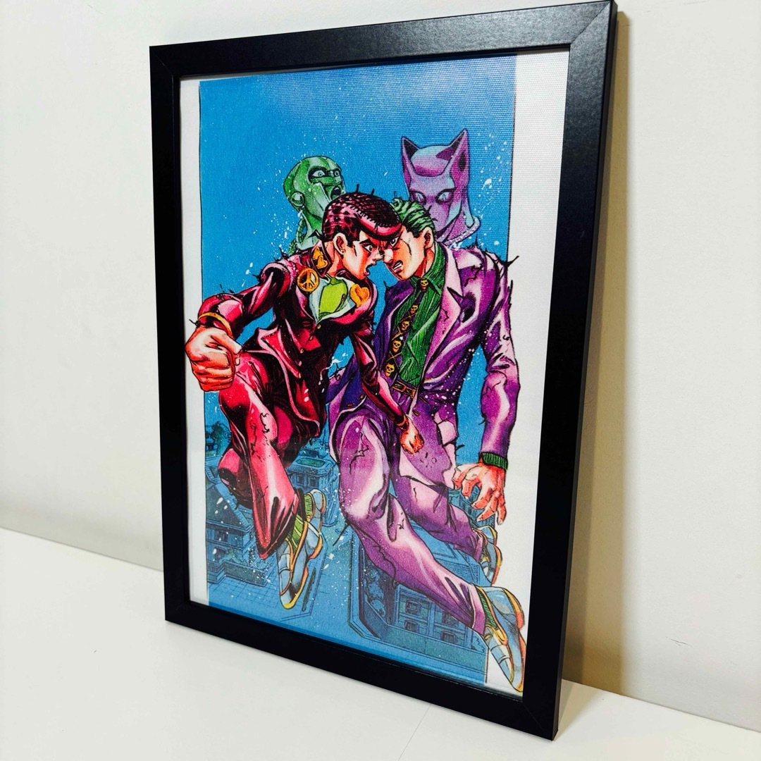 額付きポスター】JOJO ジョジョの奇妙な冒険 第4部 仗助 吉良吉影(新品