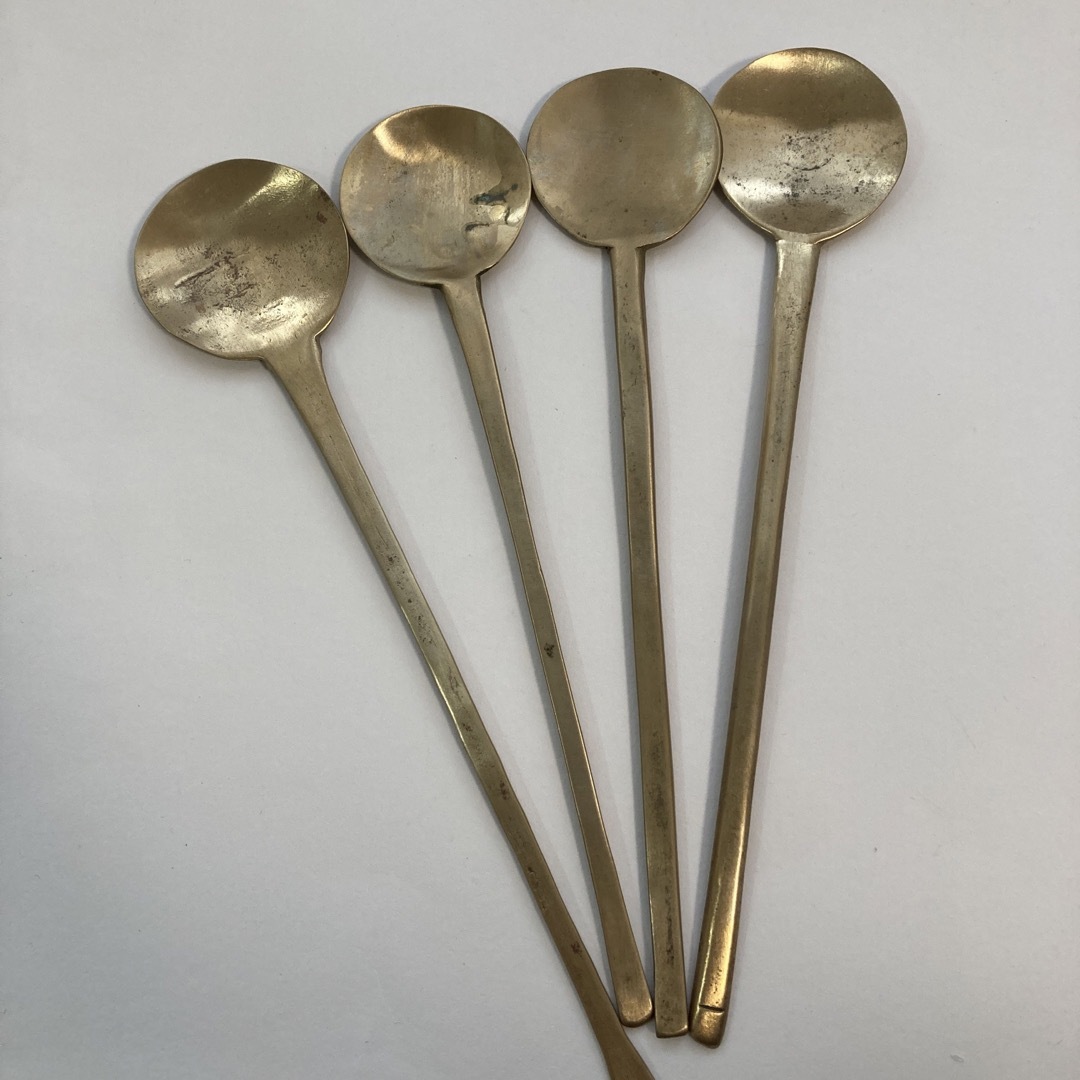 スッカラ / チョッカラ / スプーン / 匙 / 真鍮 / 韓国 / 李朝の通販