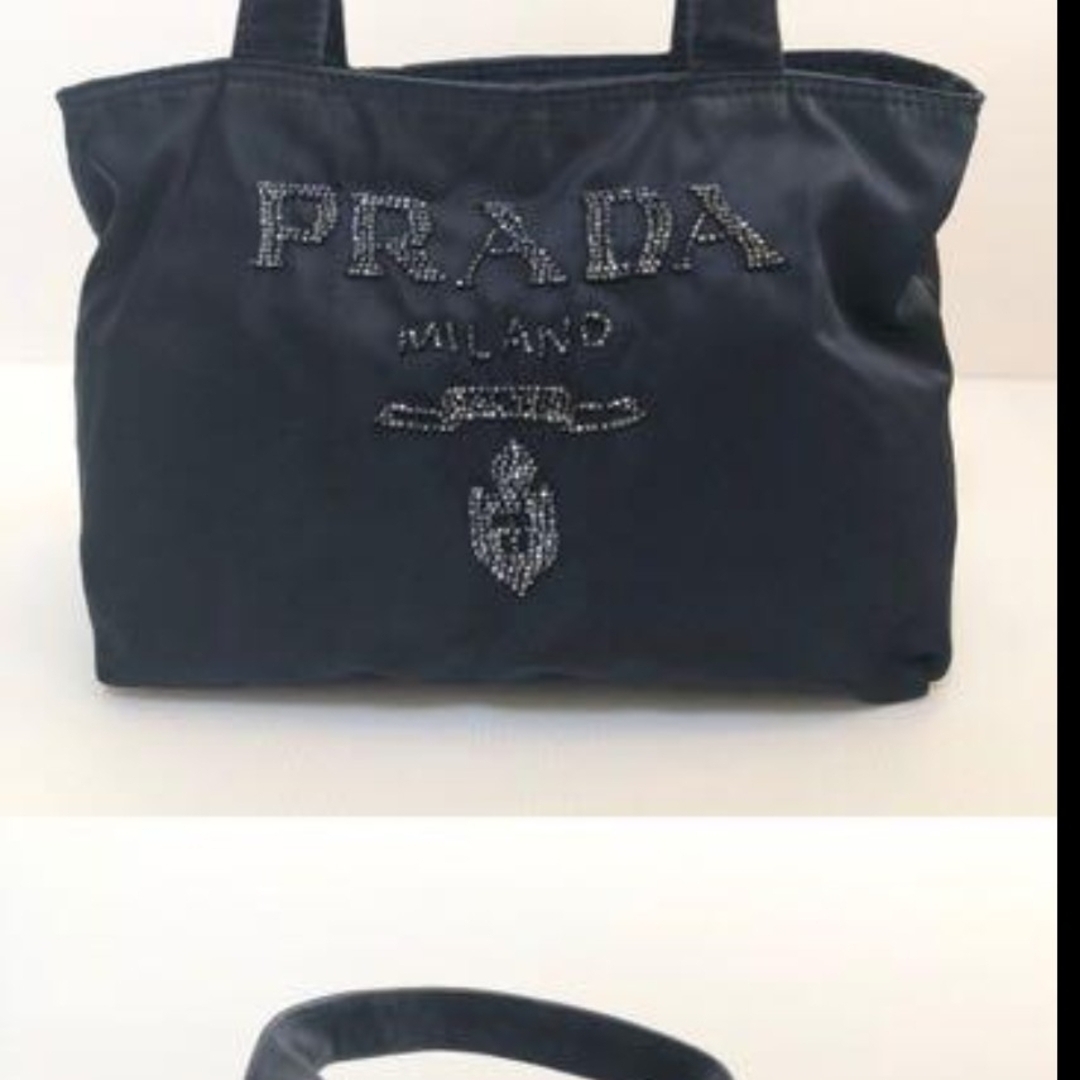 PRADA - PRADAビーズ刺繍ハンドバッグ保存袋付きの通販 by tama