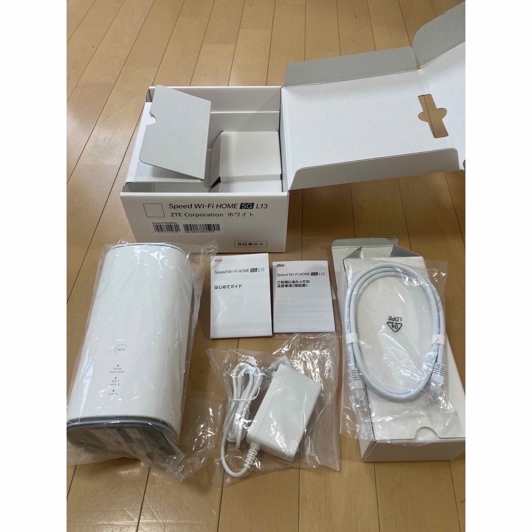 au - Speed Wi-Fi HOME 5G L13 ホームルーターの通販 by わわわ's shop