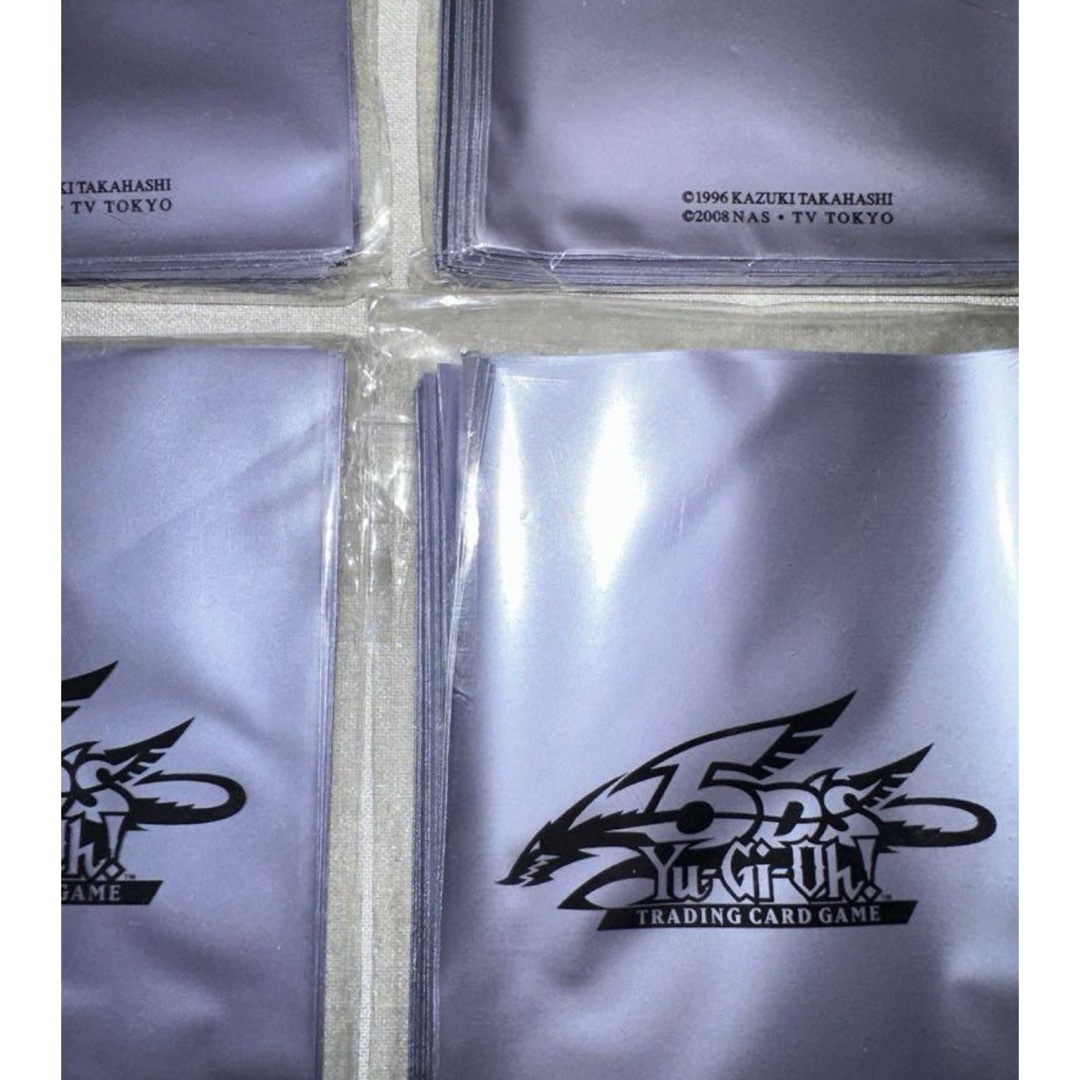 遊戯王 スリーブ tin 青 シルバー ピンク 未開封 6個 5D's 水色 遊戯王