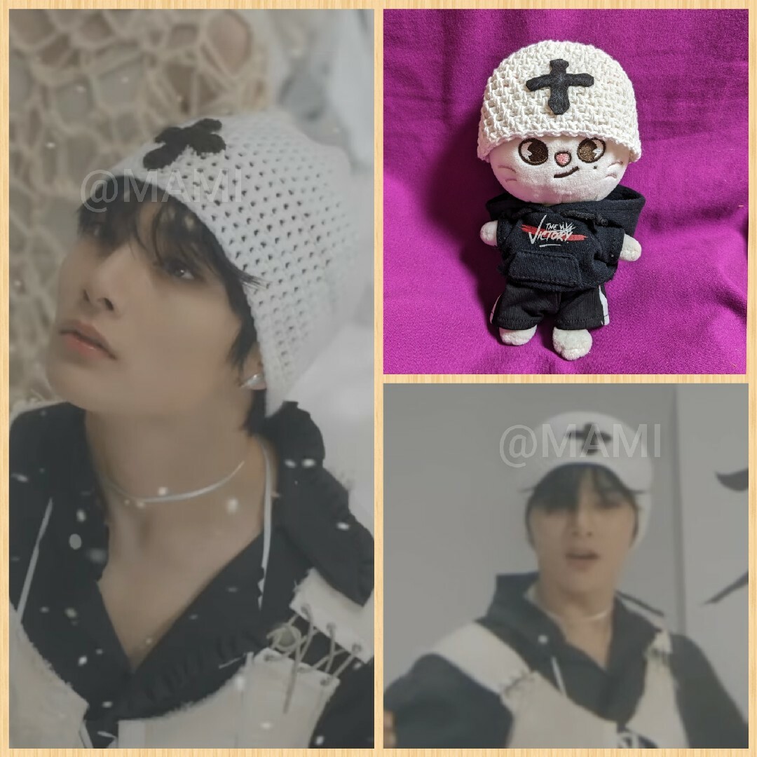 Stray Kids - ♥️SKZO MINI 用 ニット帽 /十字架♥️ちびぬい