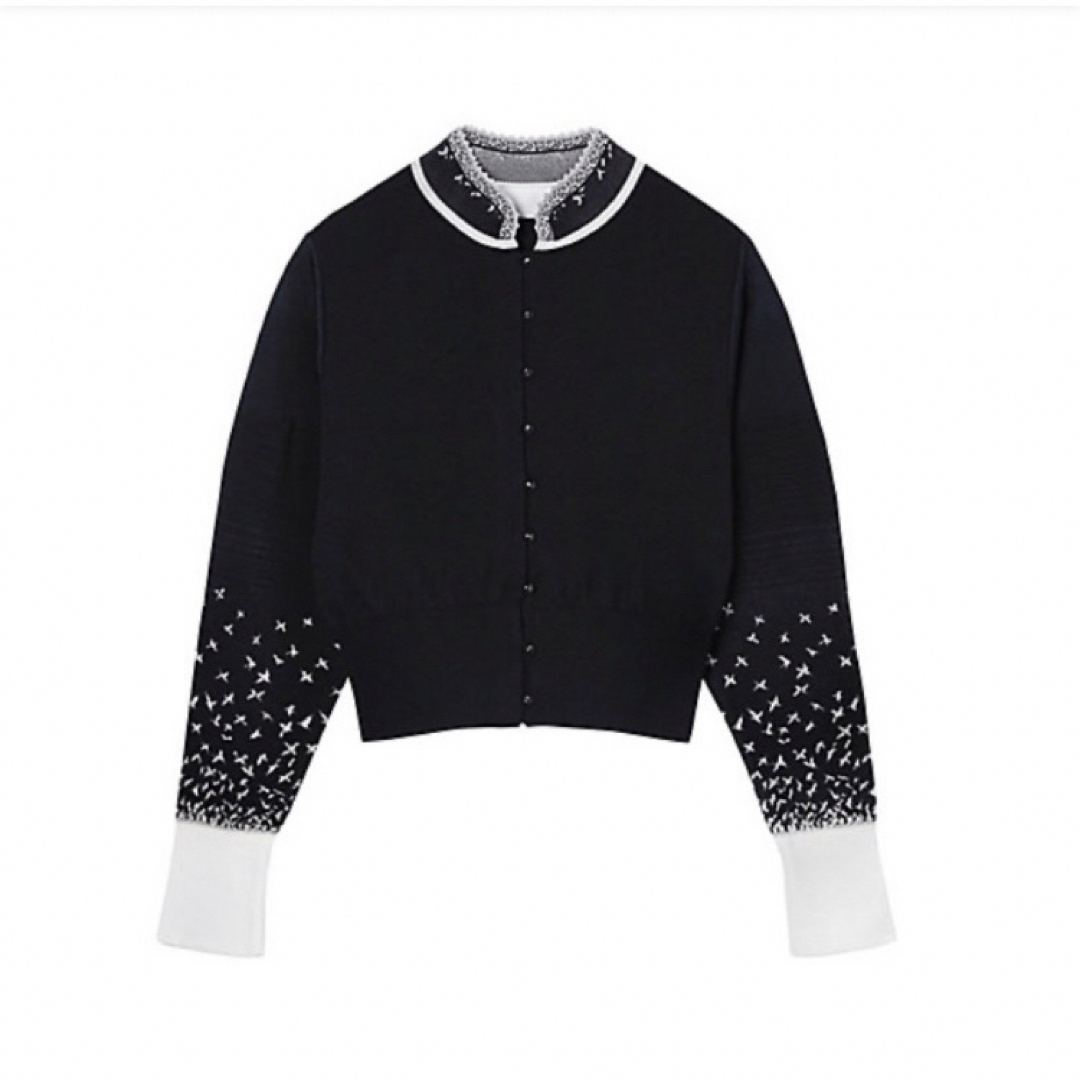 mame - Mame Kurogouchi 鶴カーディガン サイズ2の通販 by ☺︎｜マメ