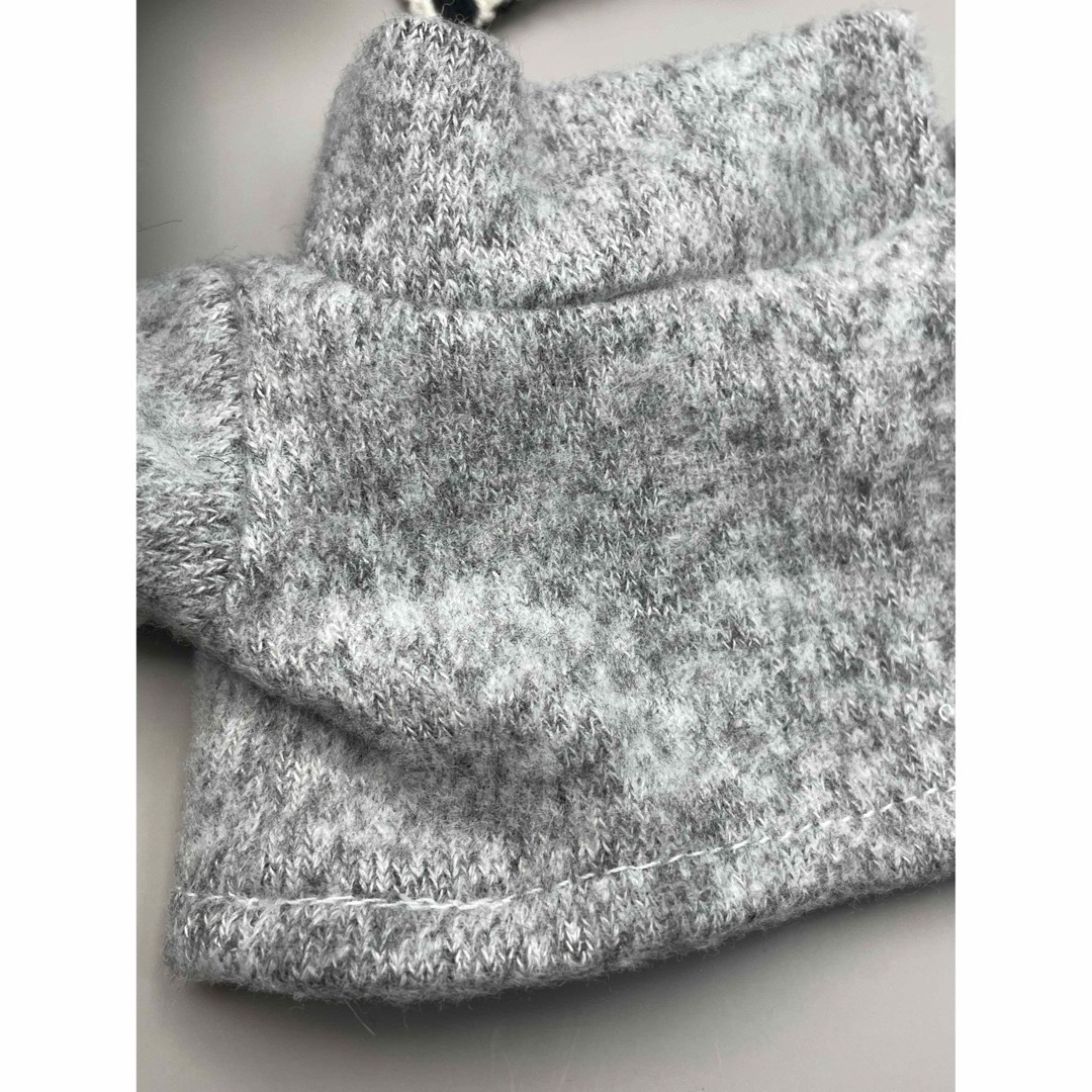 新入荷【限定1】20㎝ぬいぐるみ服 ダッフルコートタートルセーター