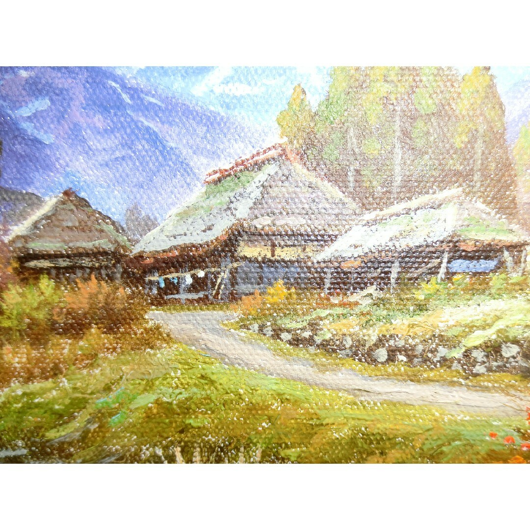 sale【ART】関健造真筆(山村清流)サムホールの通販 by アート