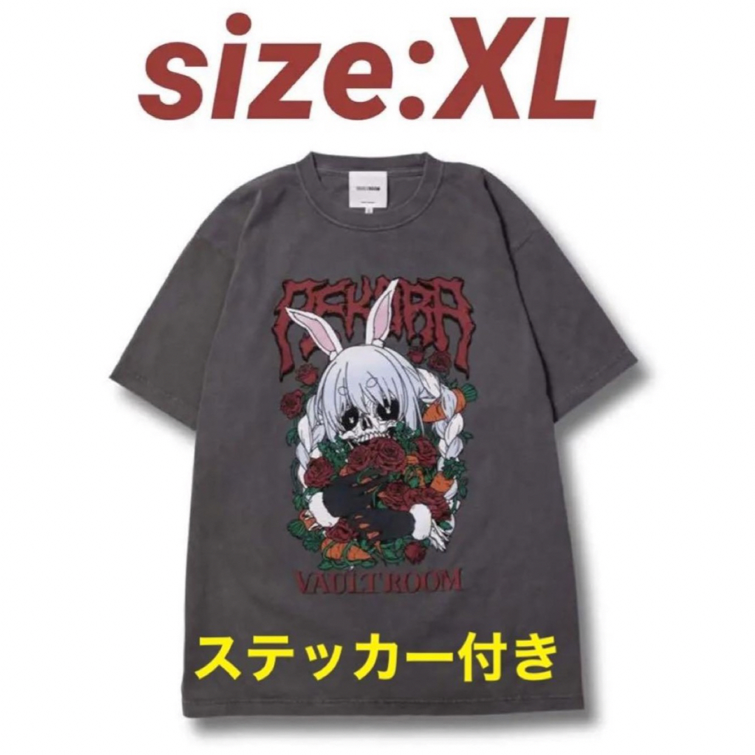 vaultroom × 兎田ぺこら SKULL PEKORA TEE XLの通販 by たろ's shop