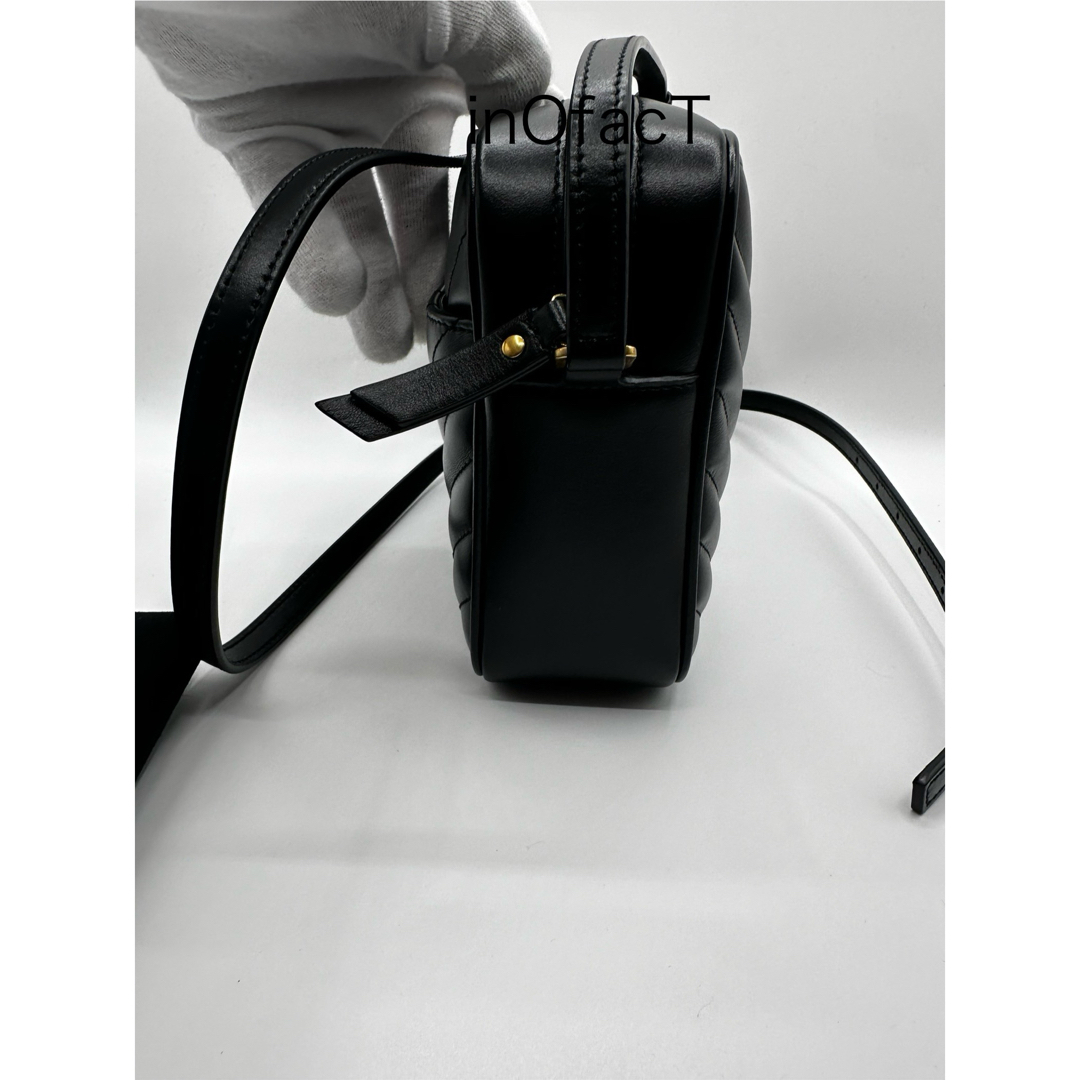 SAINT LAURENT - 黒×金 正規新品 Saint laurent サンローラン ルー