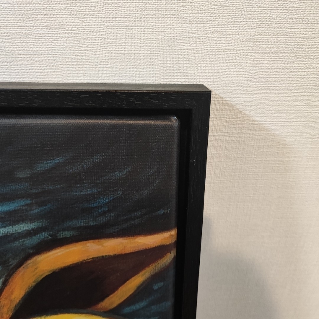 ポケモン - ゴッホ美術館 ゴッホイーブイ キャンバスアート 額縁付の