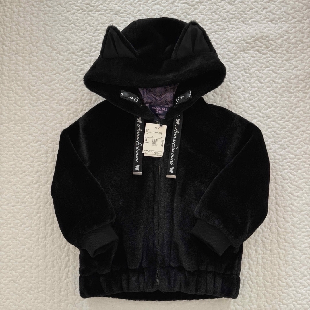 ANNA SUI mini - ANNASUI アナスイ 猫耳 ファーブルゾンの通販 by