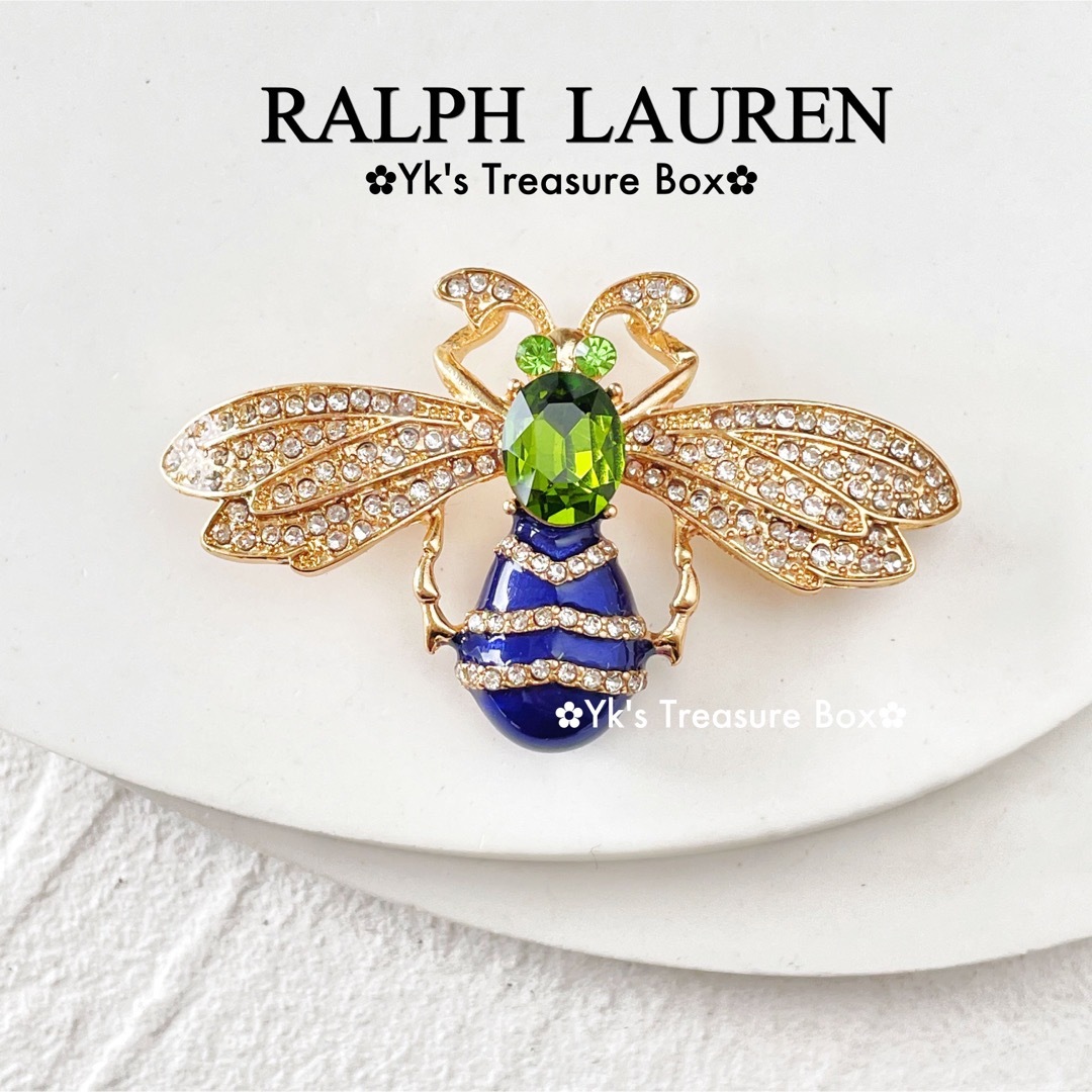 Ralph Lauren - G962/RALPH LAUREN/パヴェトンボ蜻蛉ゴールドブローチ