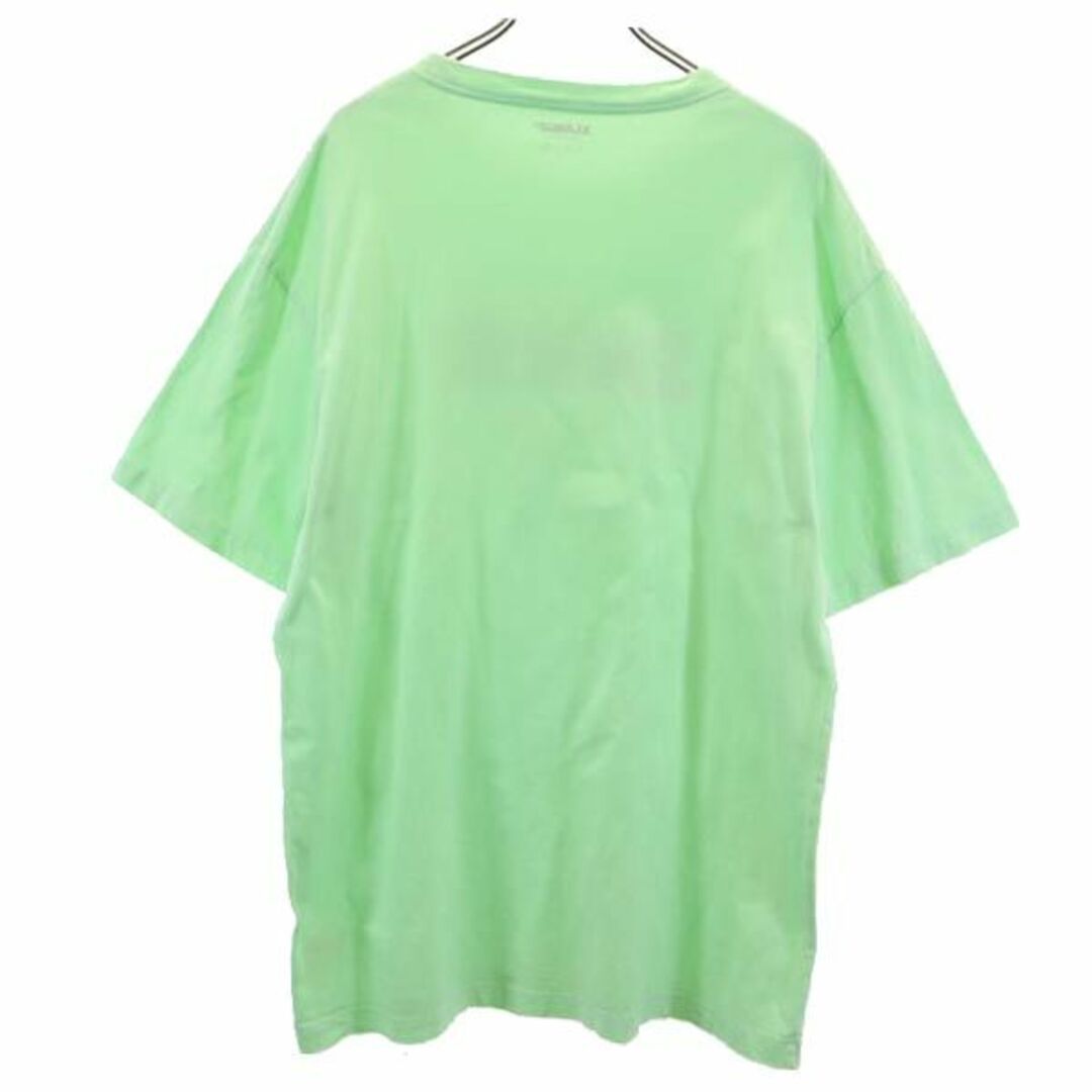 XLARGE - エクストララージ ロゴプリント 半袖 Tシャツ XL 黄緑系