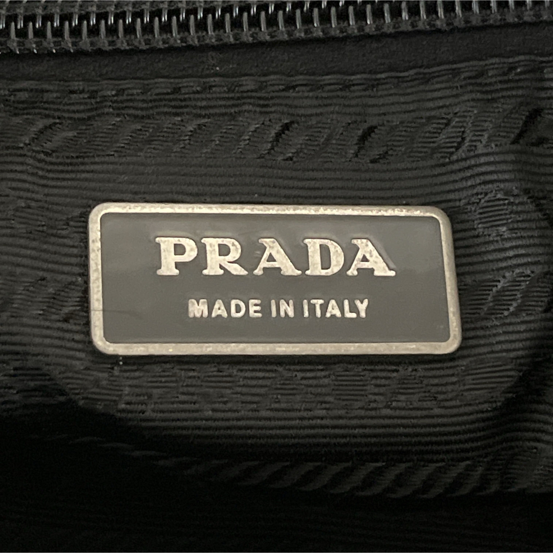 PRADA - 正規品 プラダ ショルダーバッグ 斜めがけ 三角ロゴ ブラック