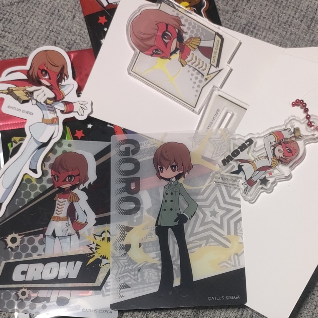 ペルソナ5 タクティカ 明智吾郎 9枚セット 100時間カレー コラボ