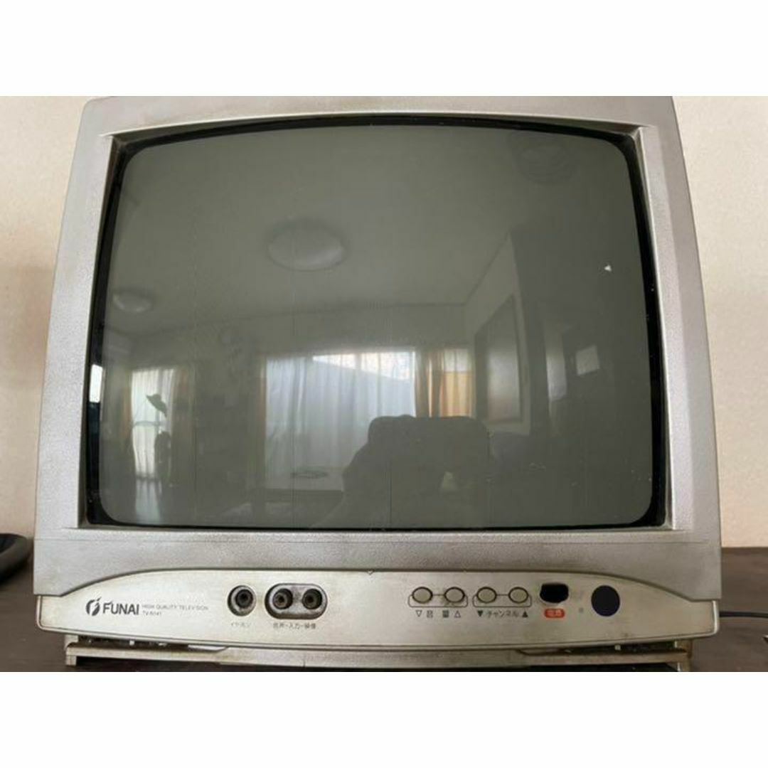 FUNAI - FUNAI フナイ ブラウン管テレビ 14インチ ジャンク シルバー