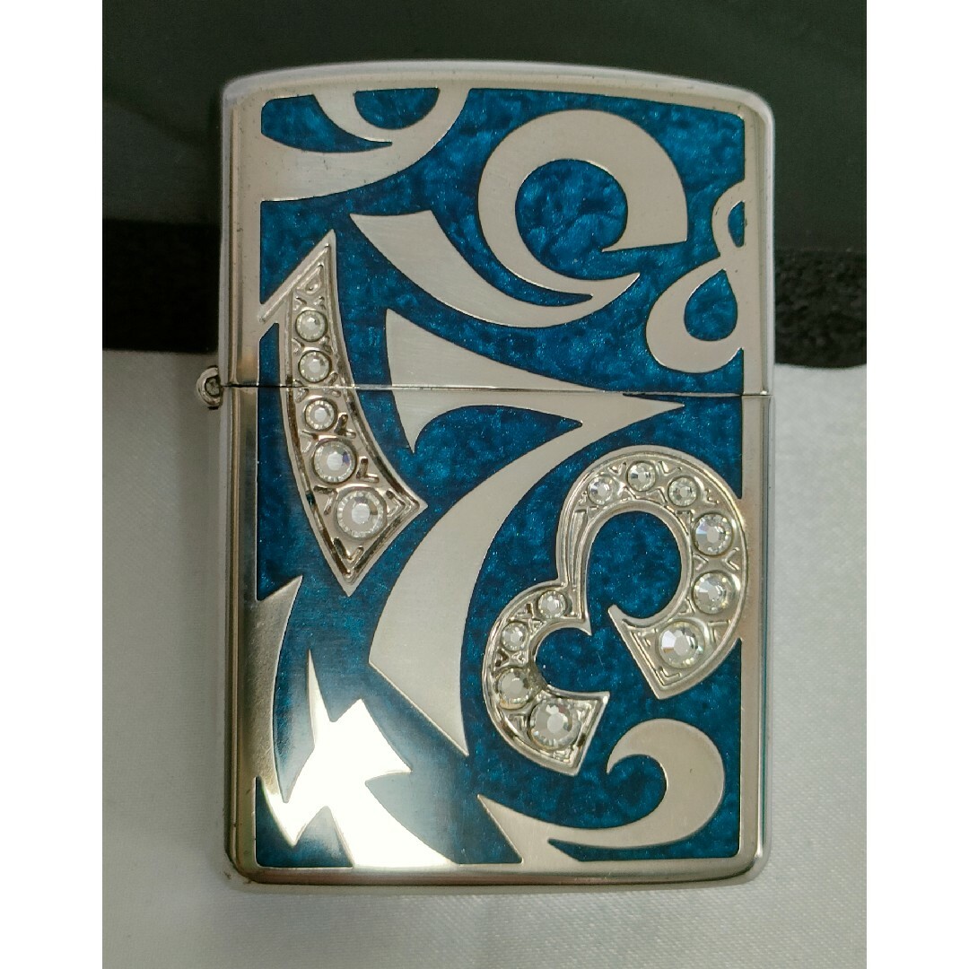 ZIPPO - 旧ボトム刻印アーマーケース Armor Zippo 数字柄I 04 2004年の