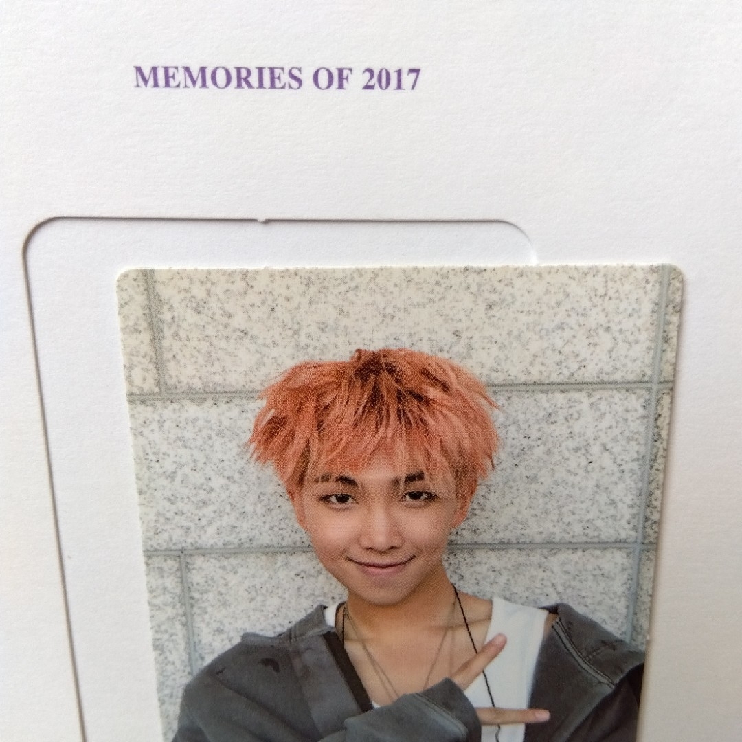 BTS MEMORIES 2017 BluRay RM ナムジュン トレカ BTS rm namjoon