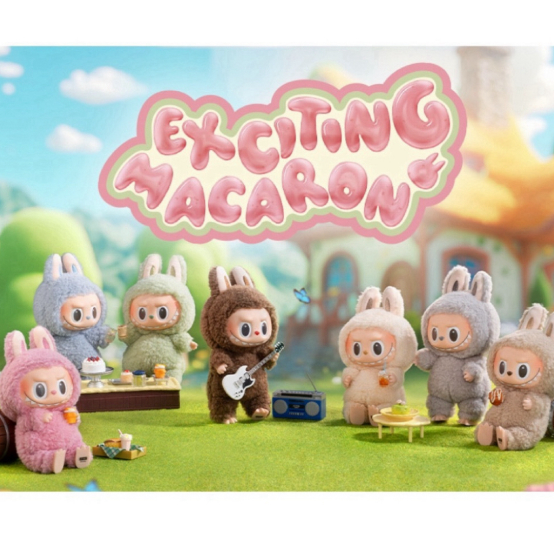 2BOX】POPMART LABUBU THE MONSTERS マカロン