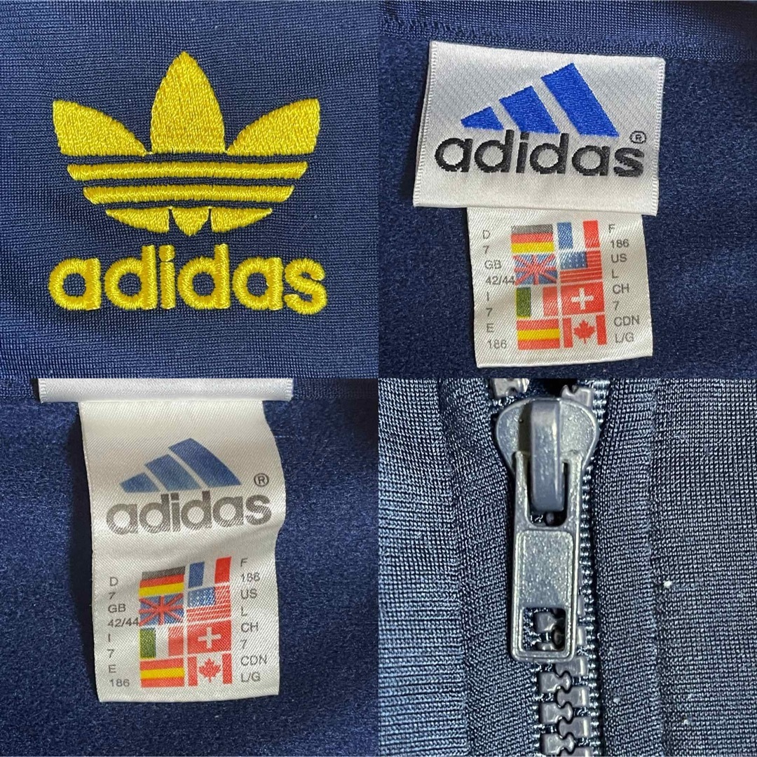 adidas - 2XL90s】アディダス刺繍トラックジャケット古着ジャージ