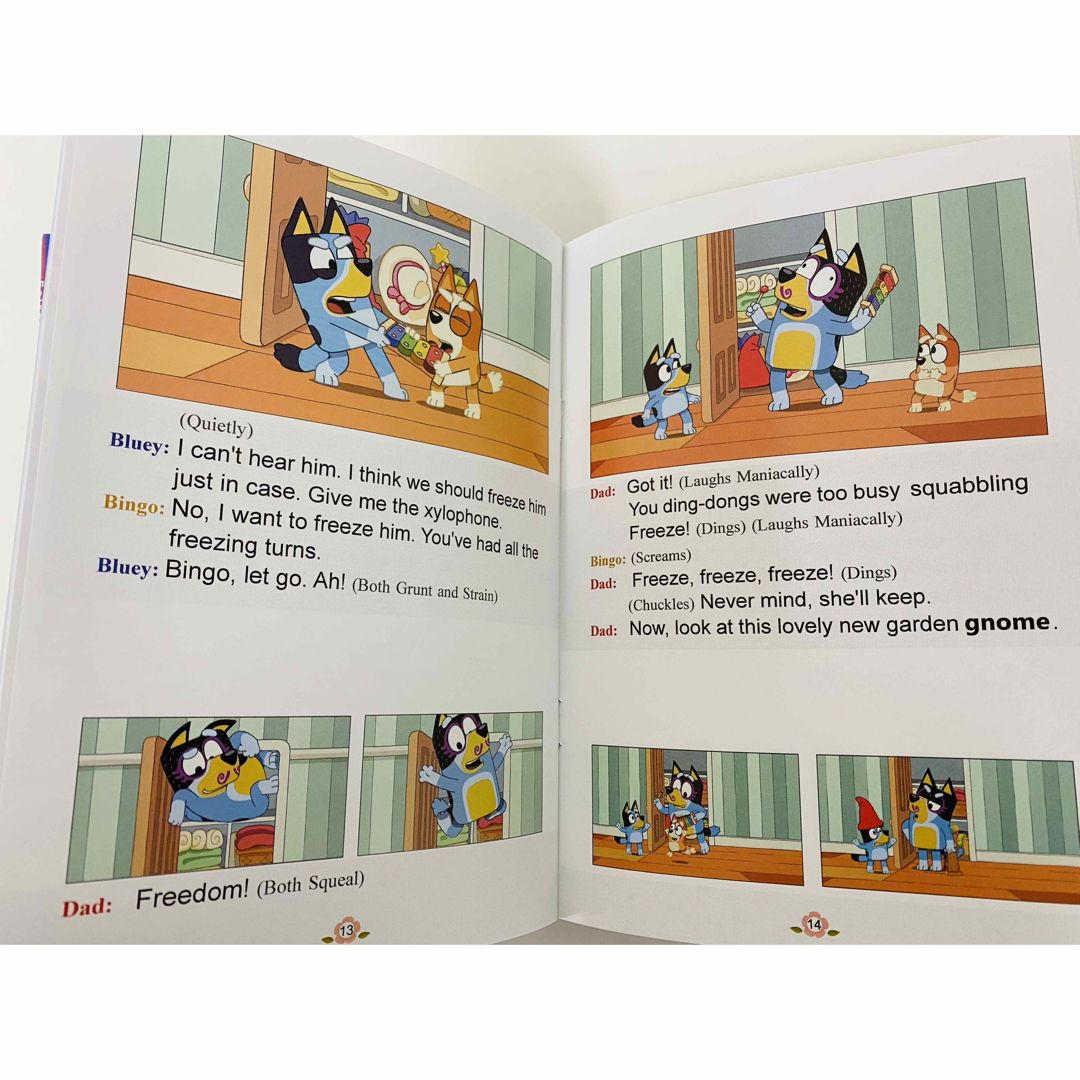 ブルーイ 台本版英語絵本 Bluey 音源付 動画付 マイヤペン対応