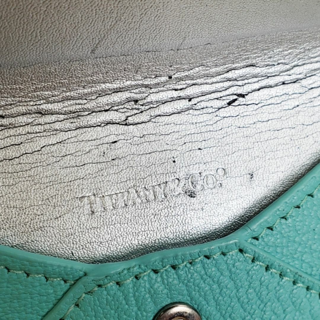 Tiffany & Co. - ティファニー ☆ レザー カードケース 名刺入れ