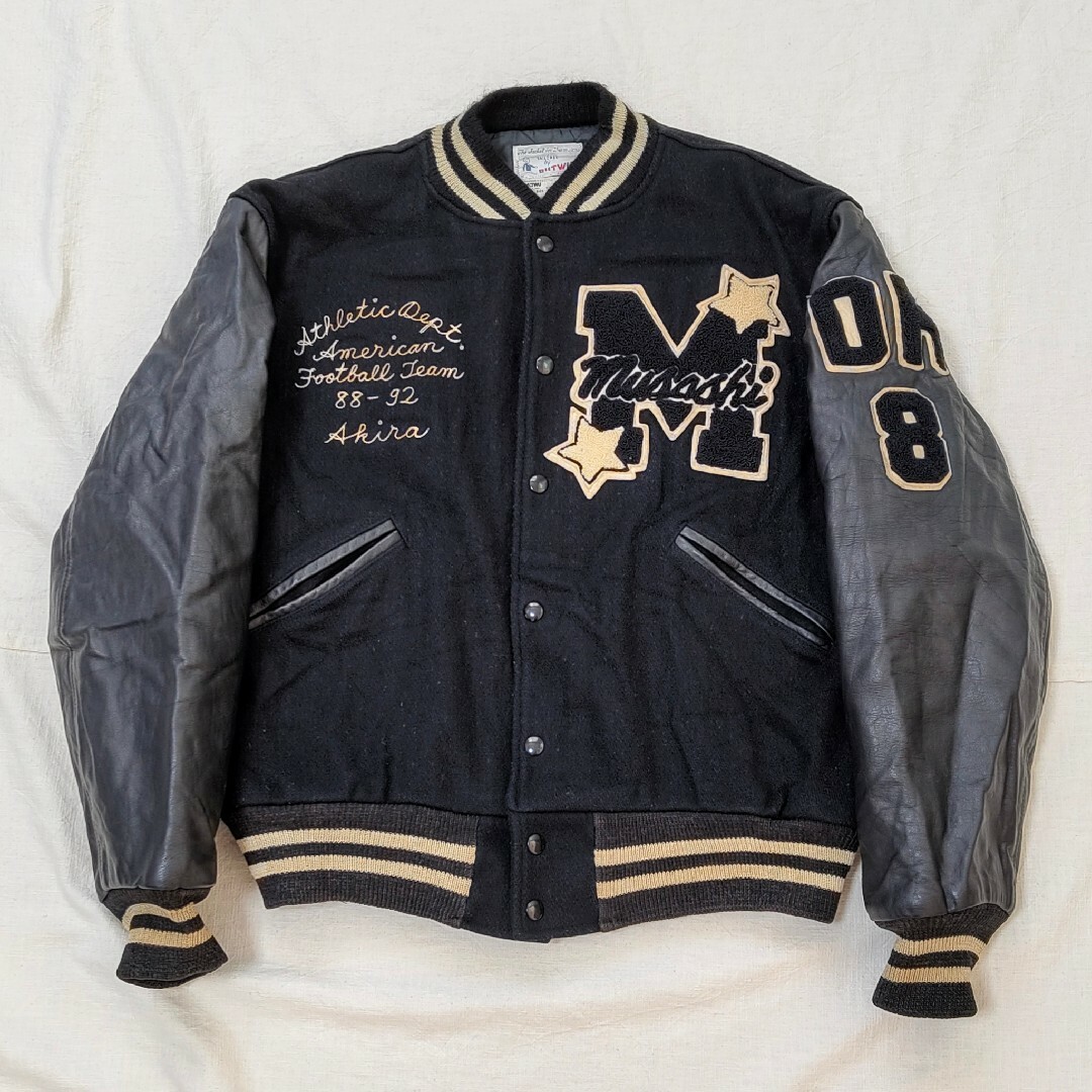 ヴィンテージ アメリカ製 60s 70s BUTWIN バトウィン スタジャンの通販