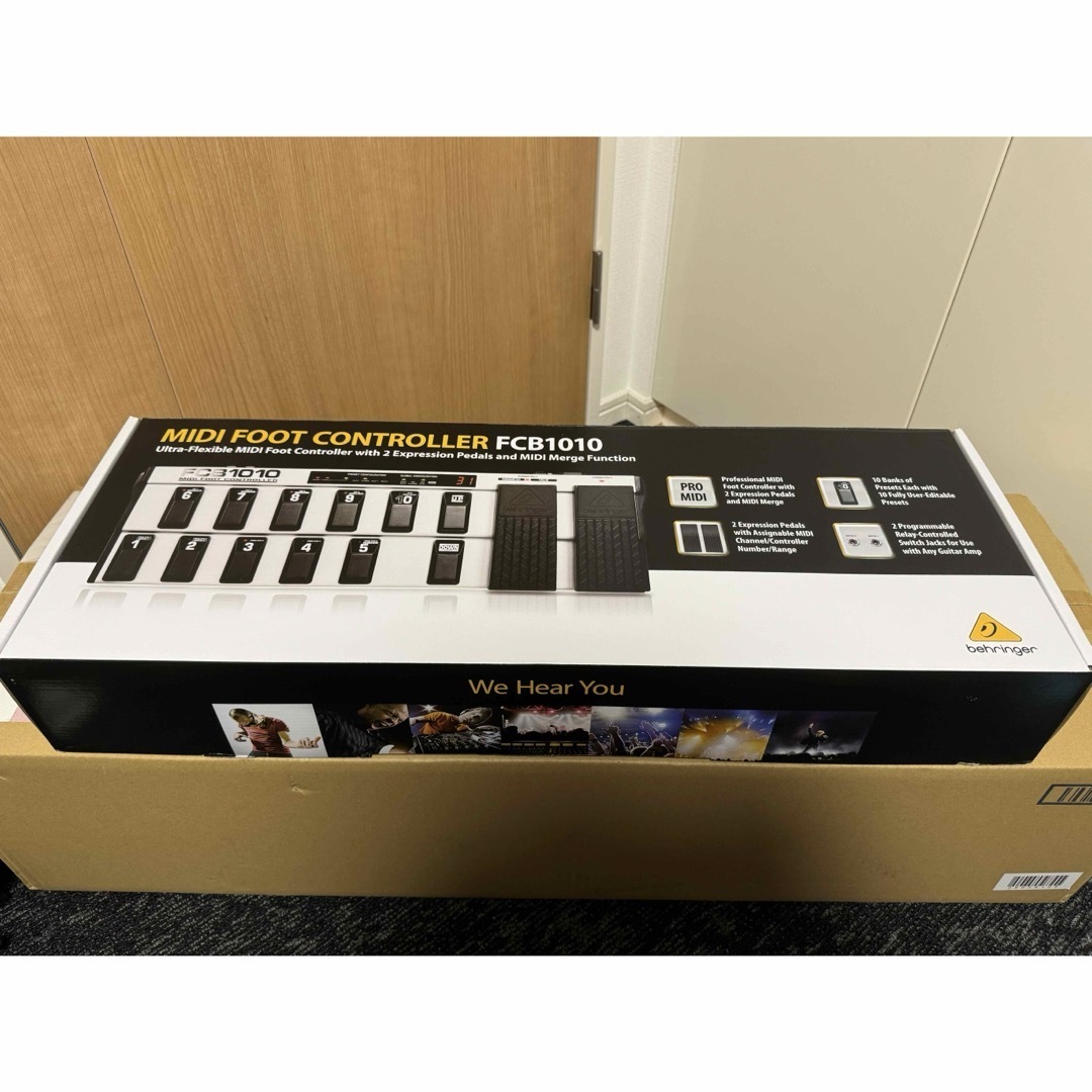 behringer - 【新品】 BEHRINGER FCB1010 MIDIフットコントローラーの