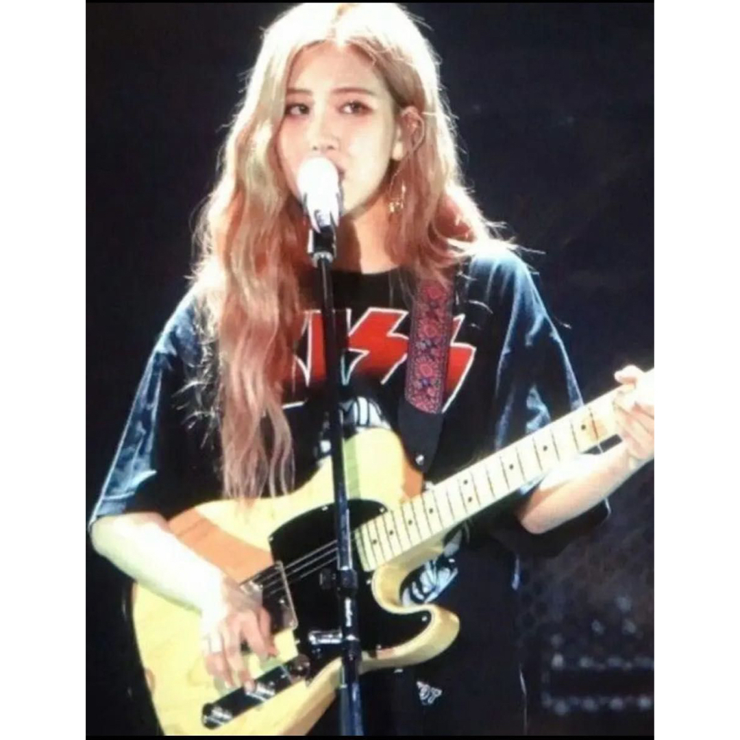VINTAGE - 90s USA製 KISS Tシャツ BLACKPINK ROSE ロゼ 着用の通販 by