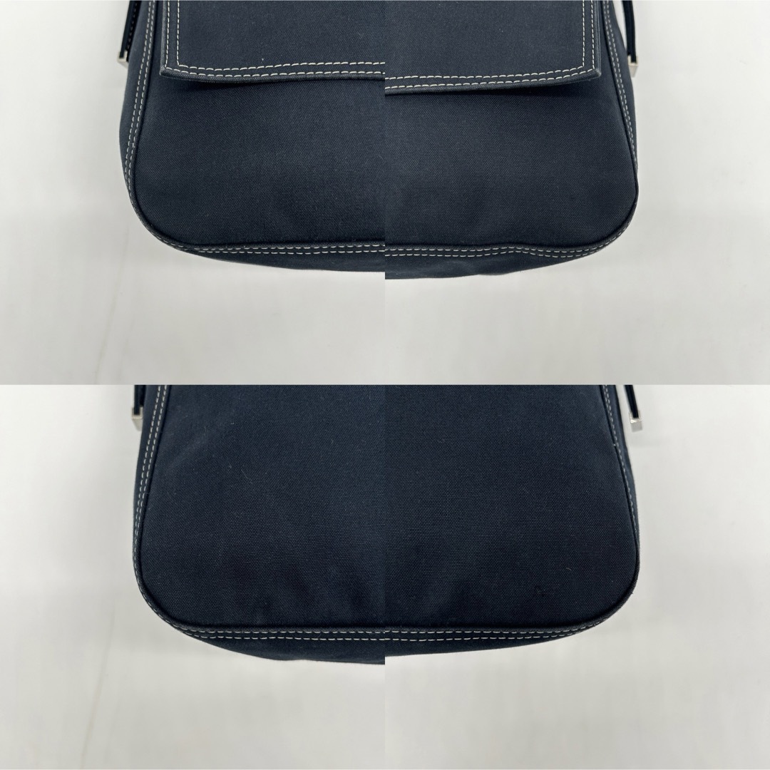 FENDI - 【極美品】フェンディ デニム マンマバケット マーブル FF金具