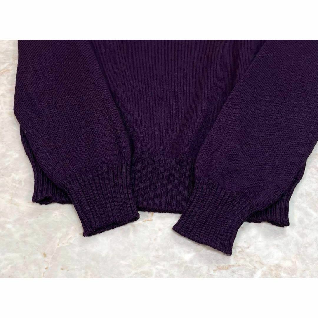 Gran Sasso タートルネックニット M パープル