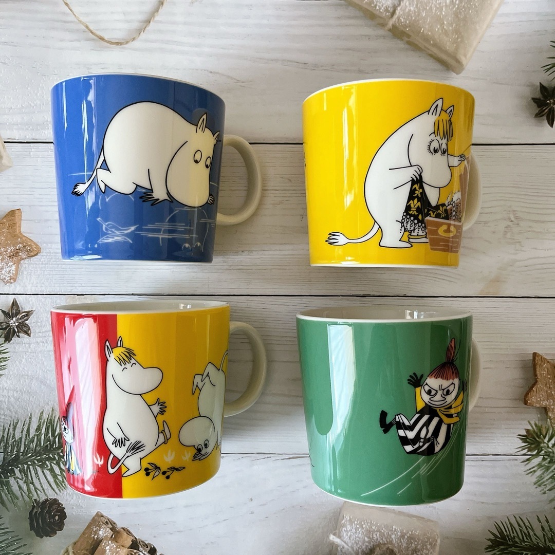 ARABIA - ♡アラビア ムーミン マグカップ 4種 限定 ARABIA 日本未