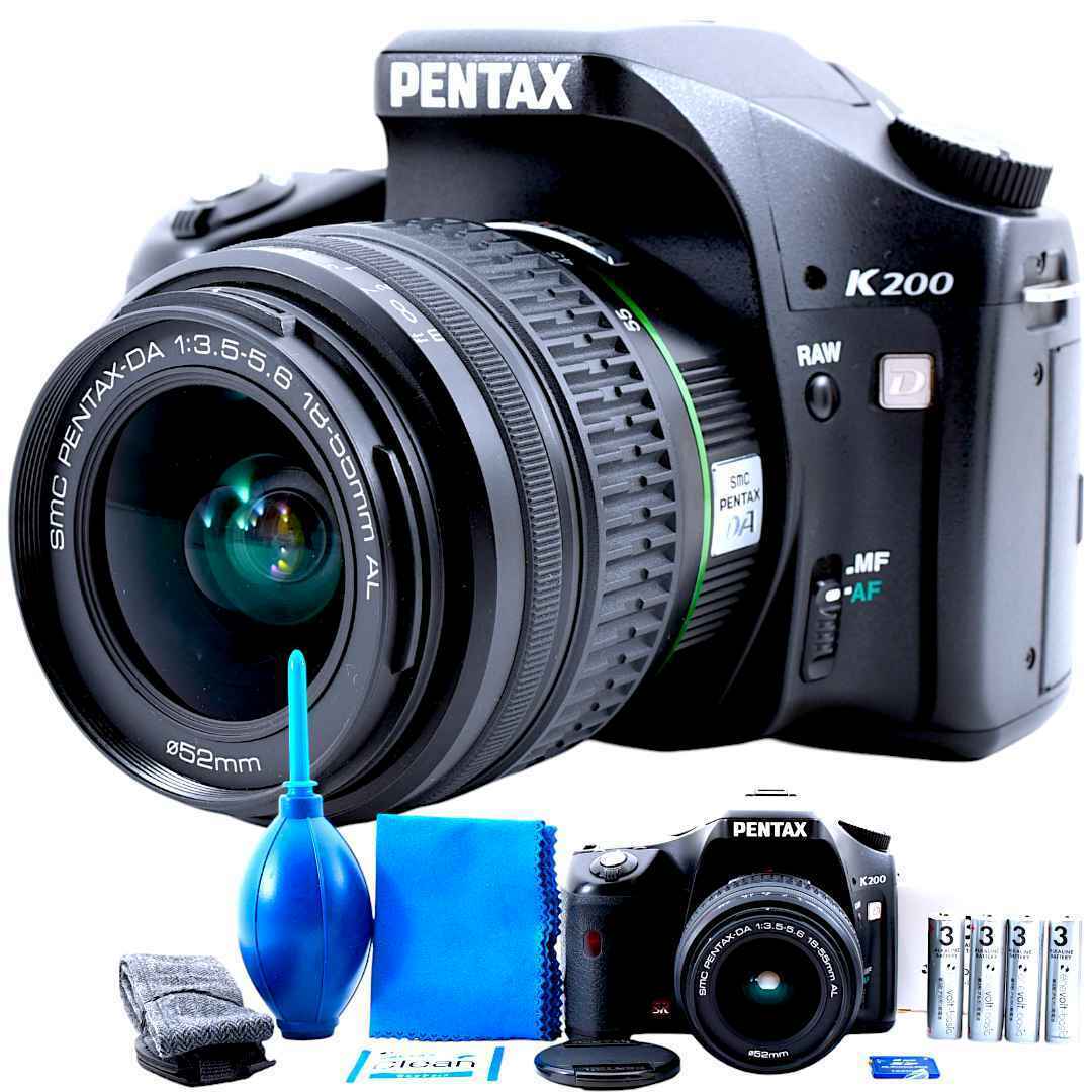 Pentax デジタル一眼レフカメラ K200D レンズキット (K200D+DA18-55II