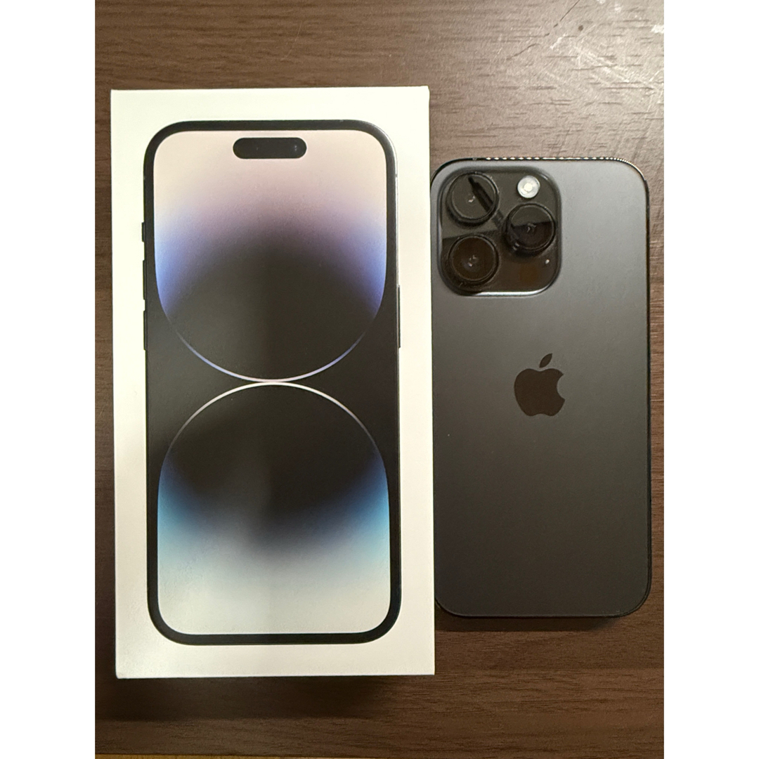 iPhone - iPhone14pro 512gb スペースブラック SIMフリー 付属品完備の