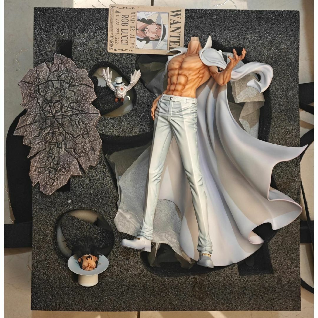 ワンピース CP0 ロブ・ルッチ フィギュア ガレージキット 塗装済み完成