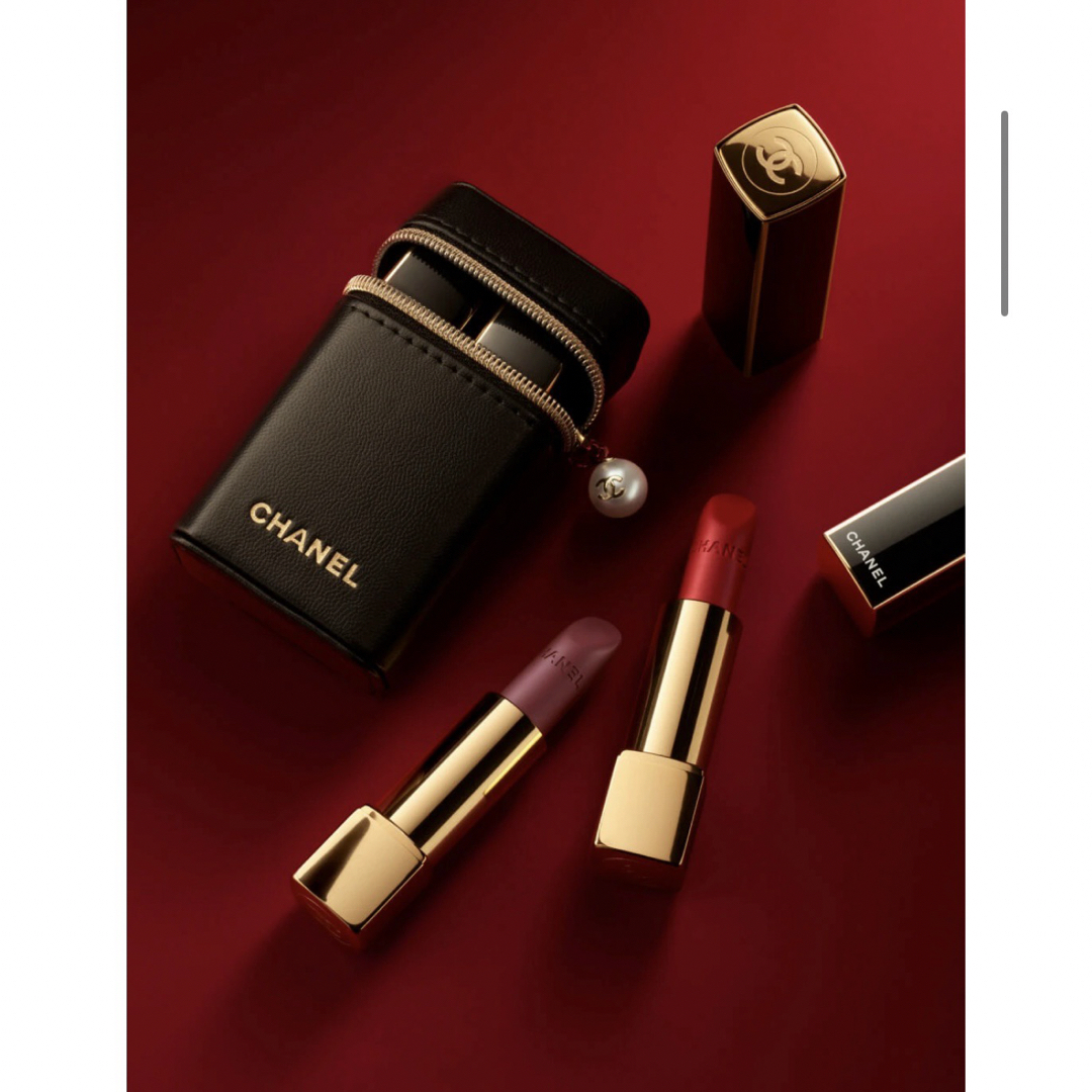 CHANEL - シャネル リップ2本とケースの通販 by KYK｜シャネルならラクマ