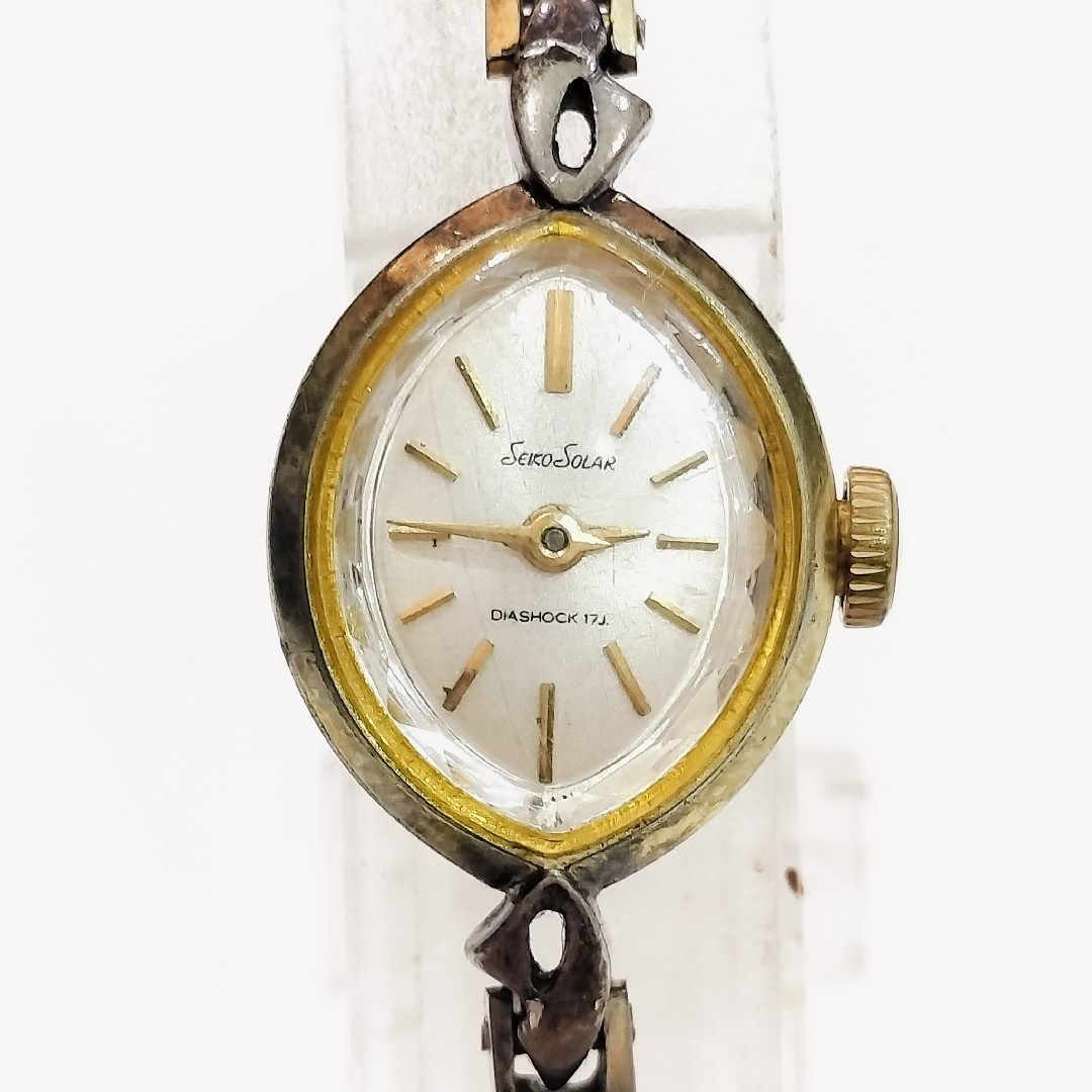 SEIKO - SEIKO SOLAR セイコーソーラー ダイヤショック 17石 手巻き