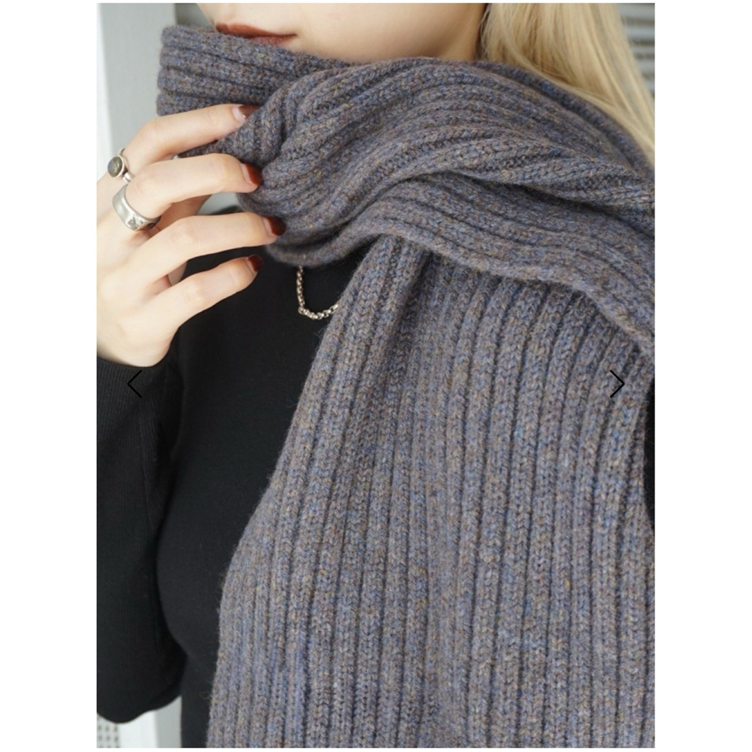 TODAYFUL - TODAYFUL Rib Knit Mufflerの通販 by shop｜トゥデイフル