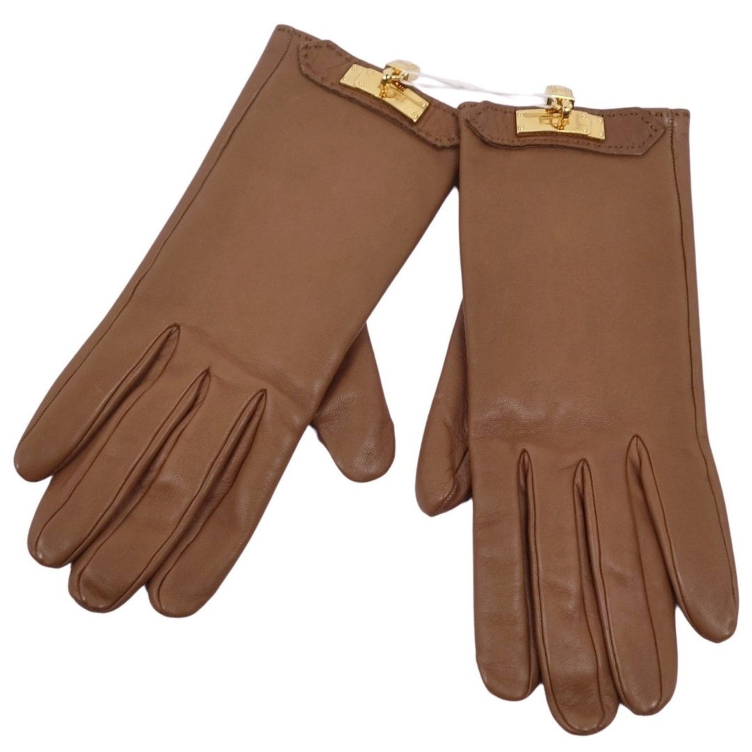 HERMES - 極美品 エルメス HERMES 手袋 ソヤ SOYA グローブ ケリー金具