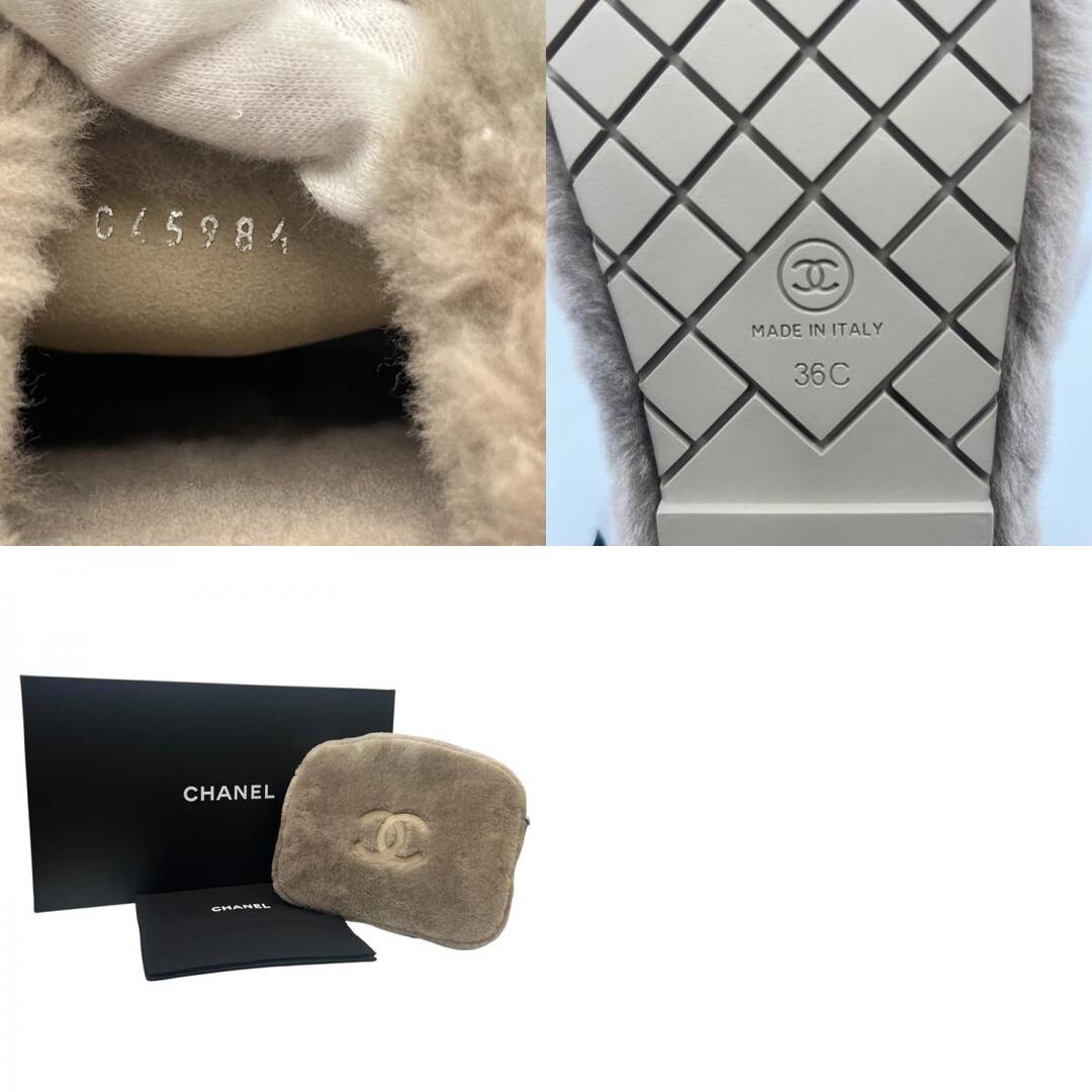 CHANEL - シャネル CHANEL ココマークファーミュール サンダル G45984