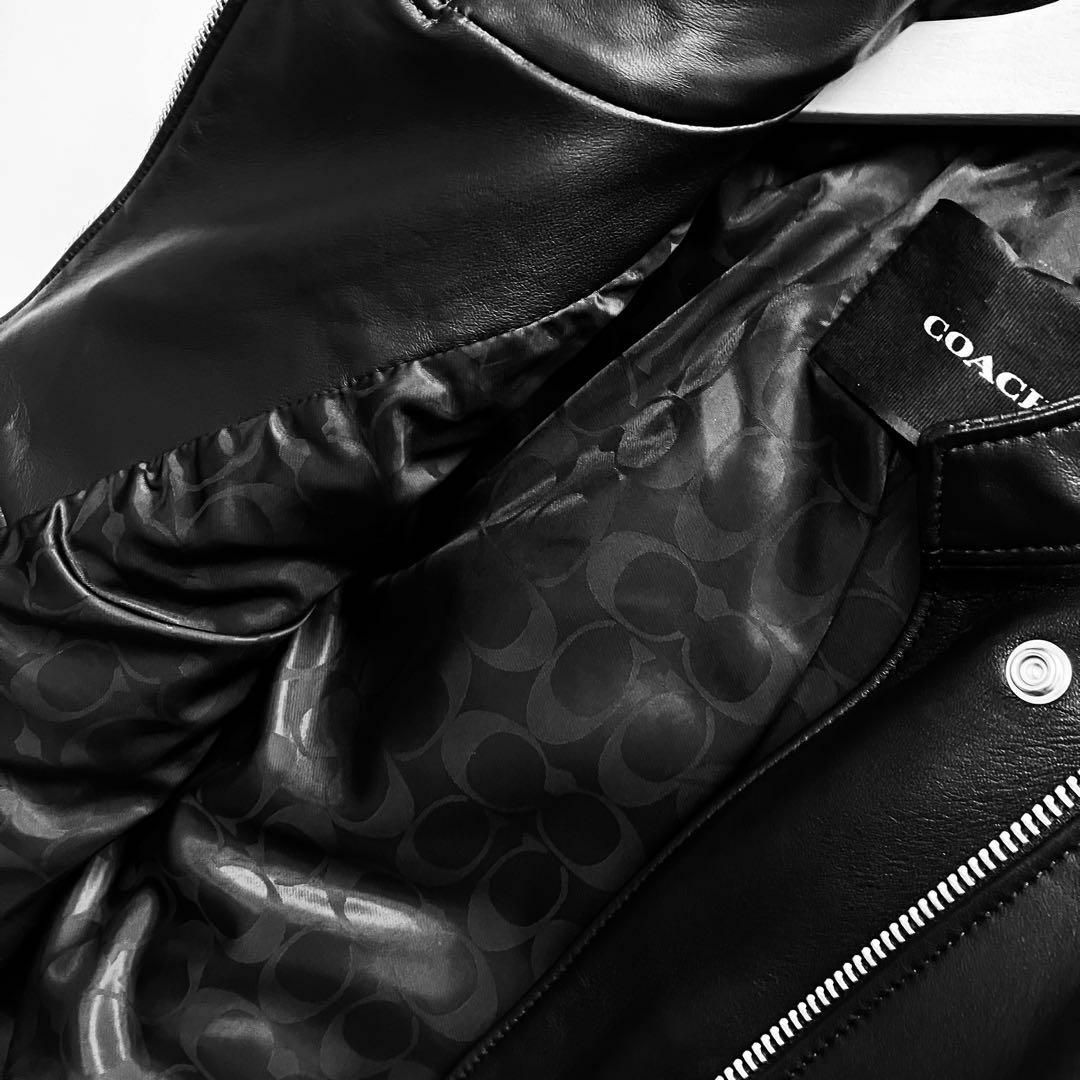 COACH - ☆新品未使用☆送料込☆美品 COACH ラムレザー ライダース