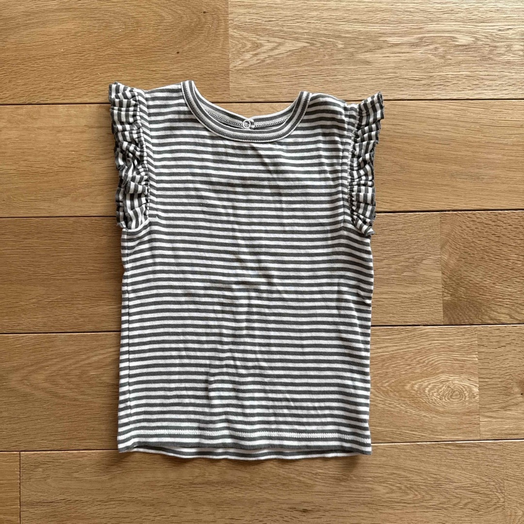 SOOR PLOOM Frill Tee Blueberry 4y 新品