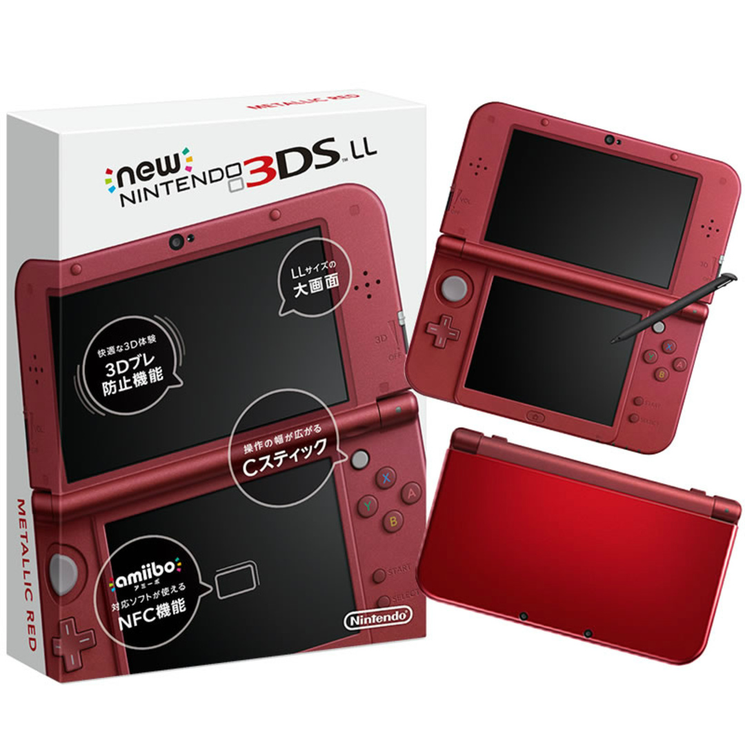 ニンテンドー3DS - (本体)Newニンテンドー3DS LL メタリックレッド(RED