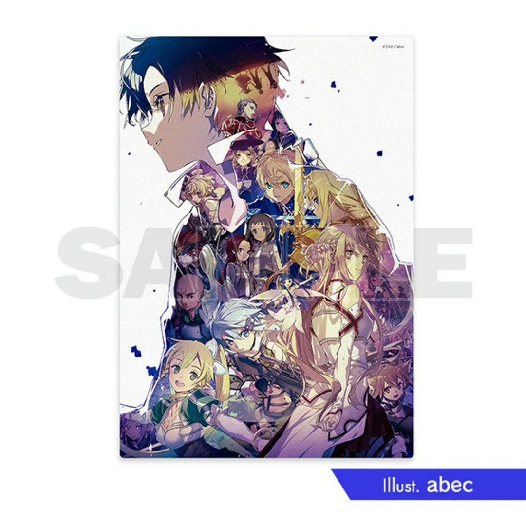 ソードアート・オンライン SAO展限定】 キャラファインボード abec