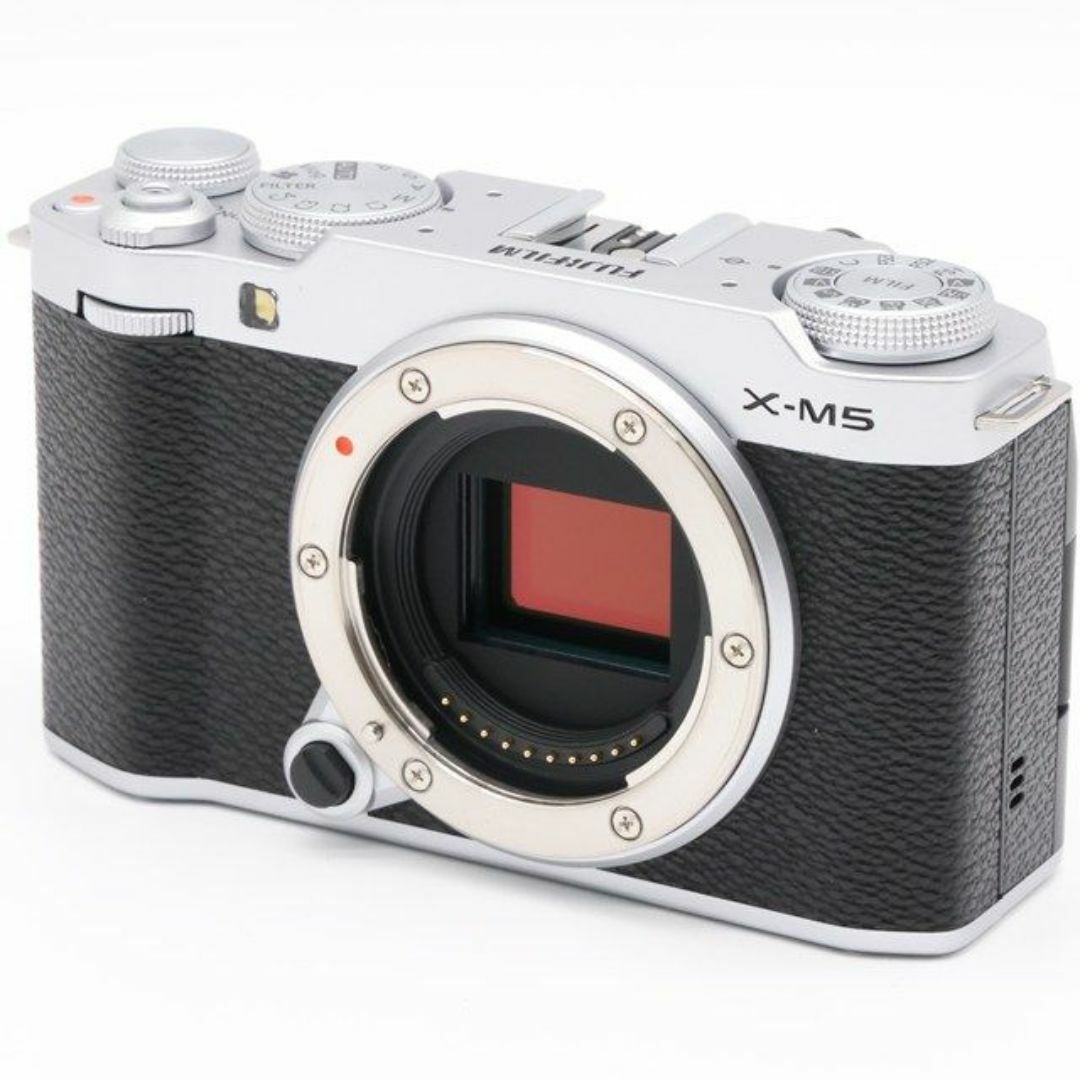 美品＞FUJIFILM X-M5 ボディ シルバー シャッター数59枚の通販 by 全