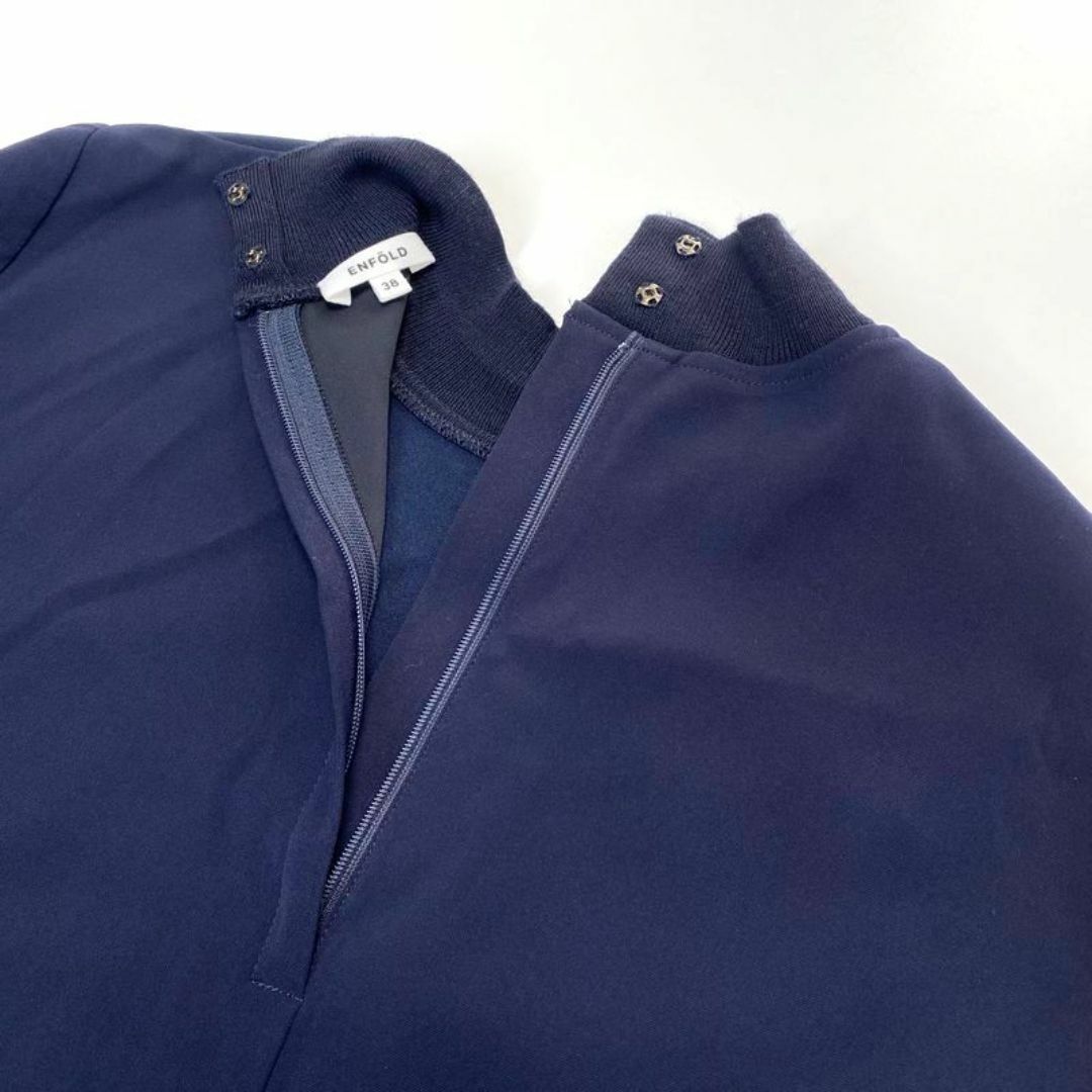 ENFOLD - ENFOLD エンフォルド PEダブルクロス ベスト コンビ プル