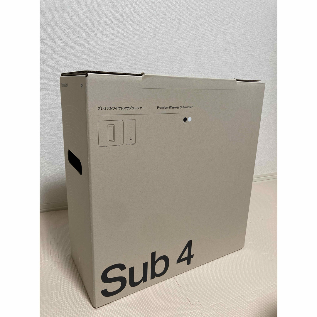 新品・未開封】Sonos Sub 4 ブラック ソノス 未使用の通販 by