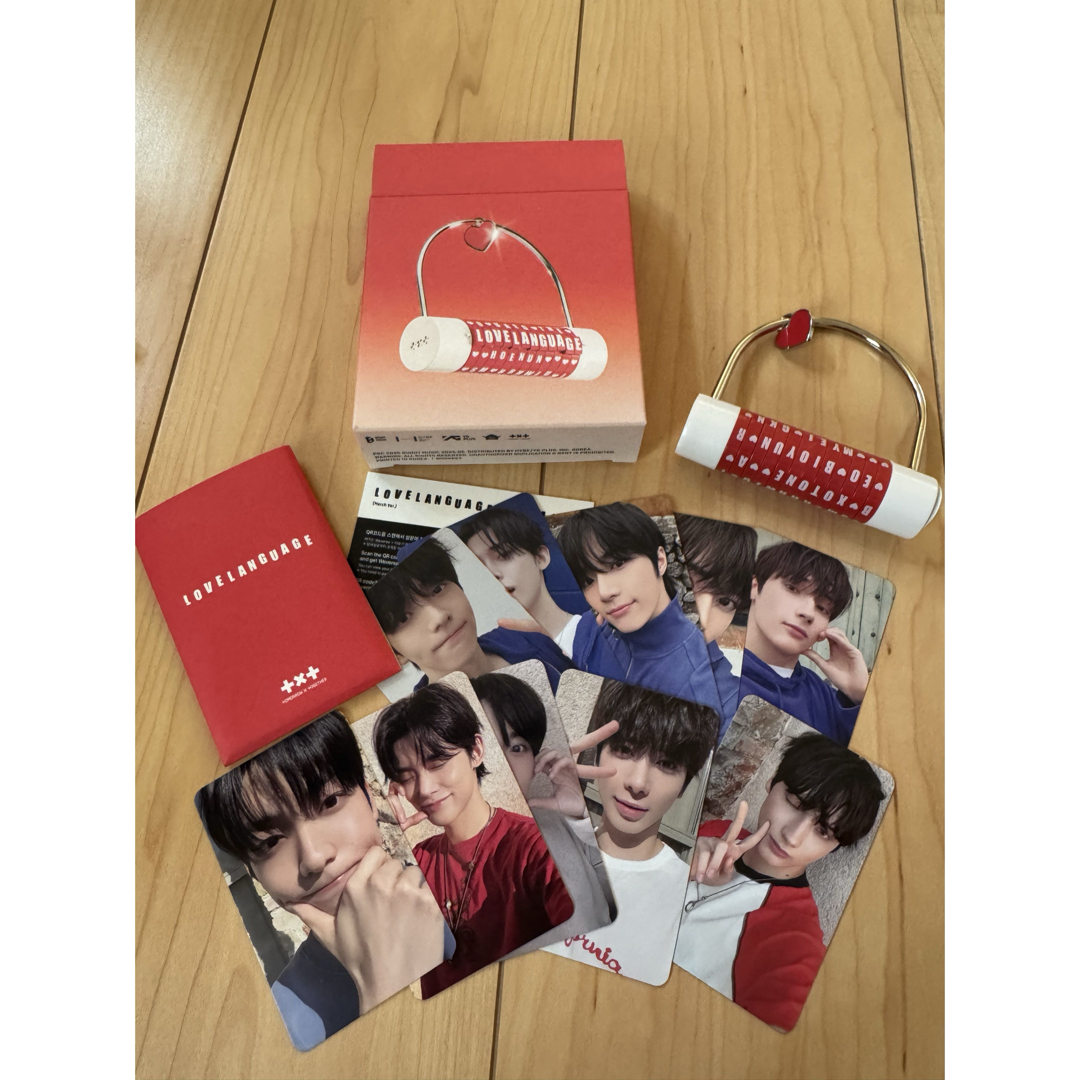 TOMORROW X TOGETHER - TXT Love Language Love Lock Ver アルバム の